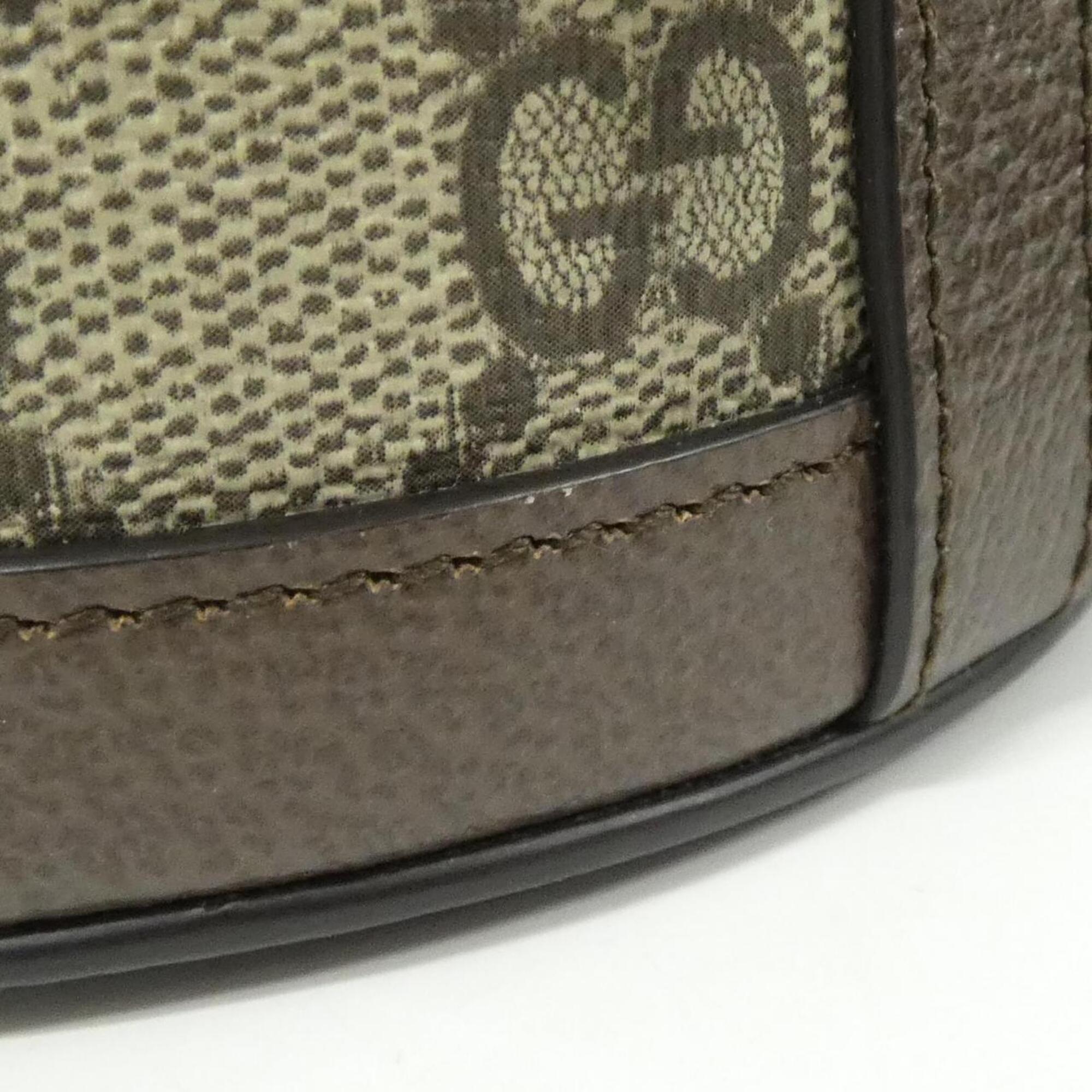 Gucci Beige Brown Gg Supreme Handbag (Pre-Owned)