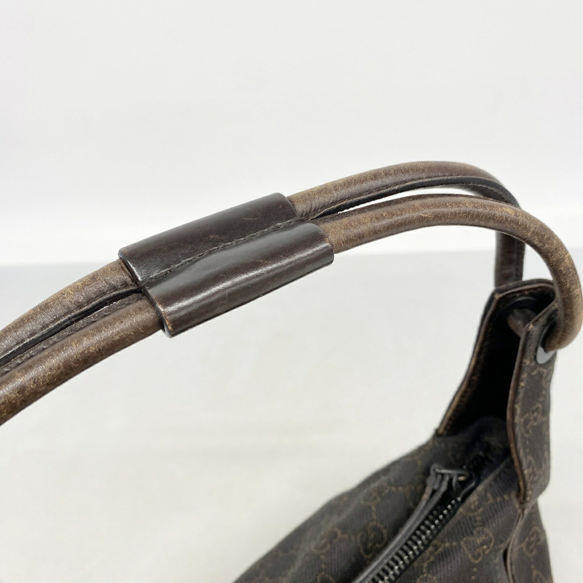 Gucci Brown Denim Handbag (Pre-Owned)