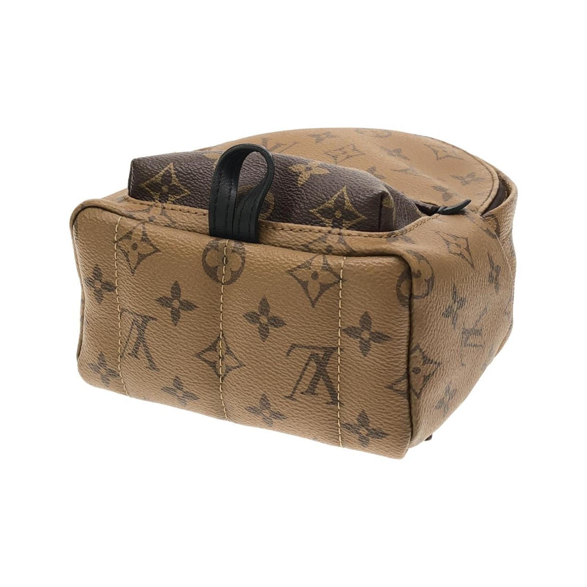 Louis Vuitton Brown Coated Canvas Backpack (Pre-Owned)