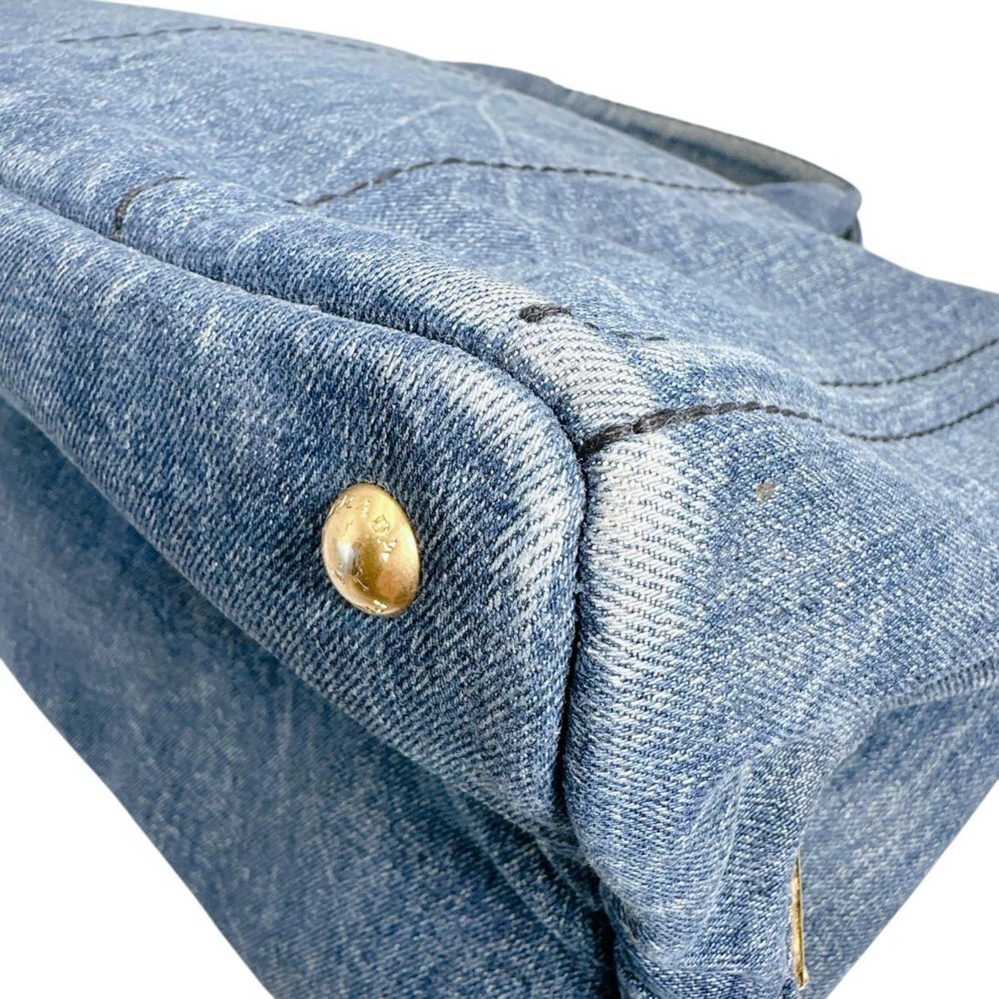 Prada Blue Denim Tote Bag (Pre-Owned)