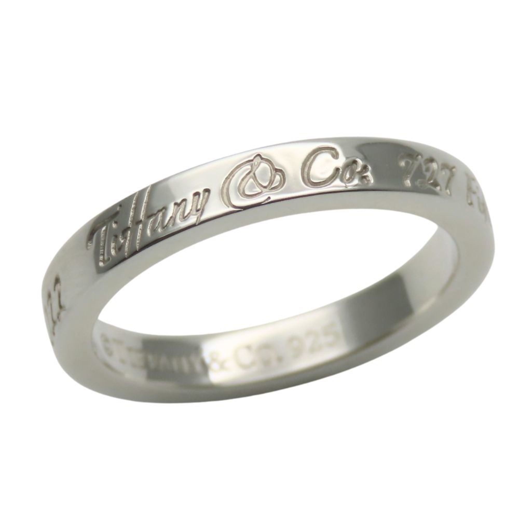 Tiffany Silver Silver 925 Band Ring (Pre-Owned)