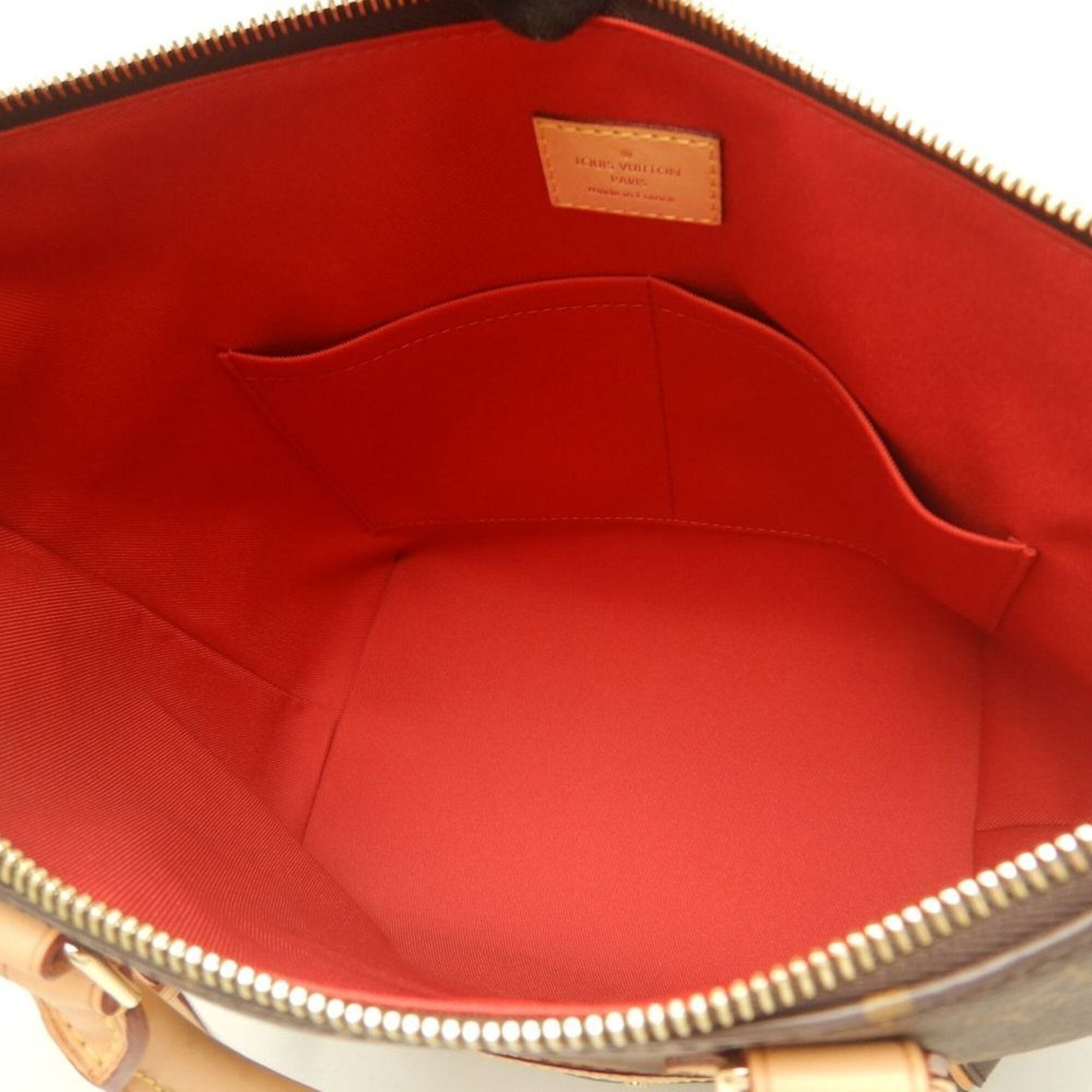 Louis Vuitton Brown Monogram Canvas Handbag (Pre-Owned)
