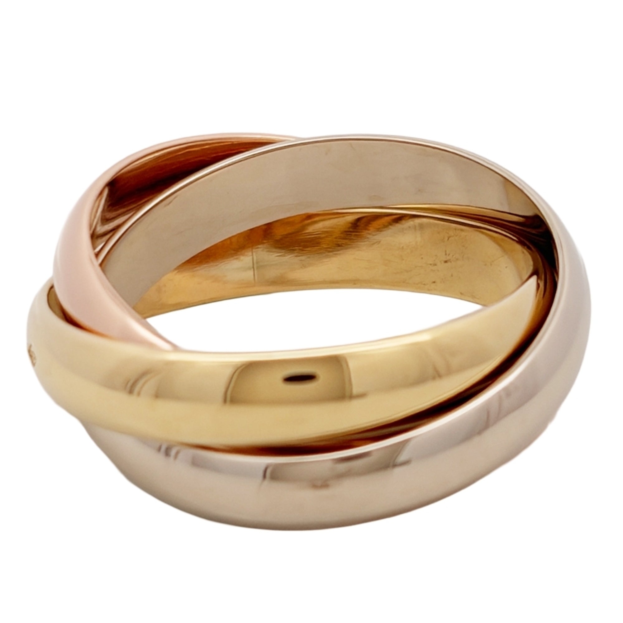Cartier Trinity Yellow Gold (18K) Pink Gold (18K) White Gold (18K) Band Ring (Pre-Owned)