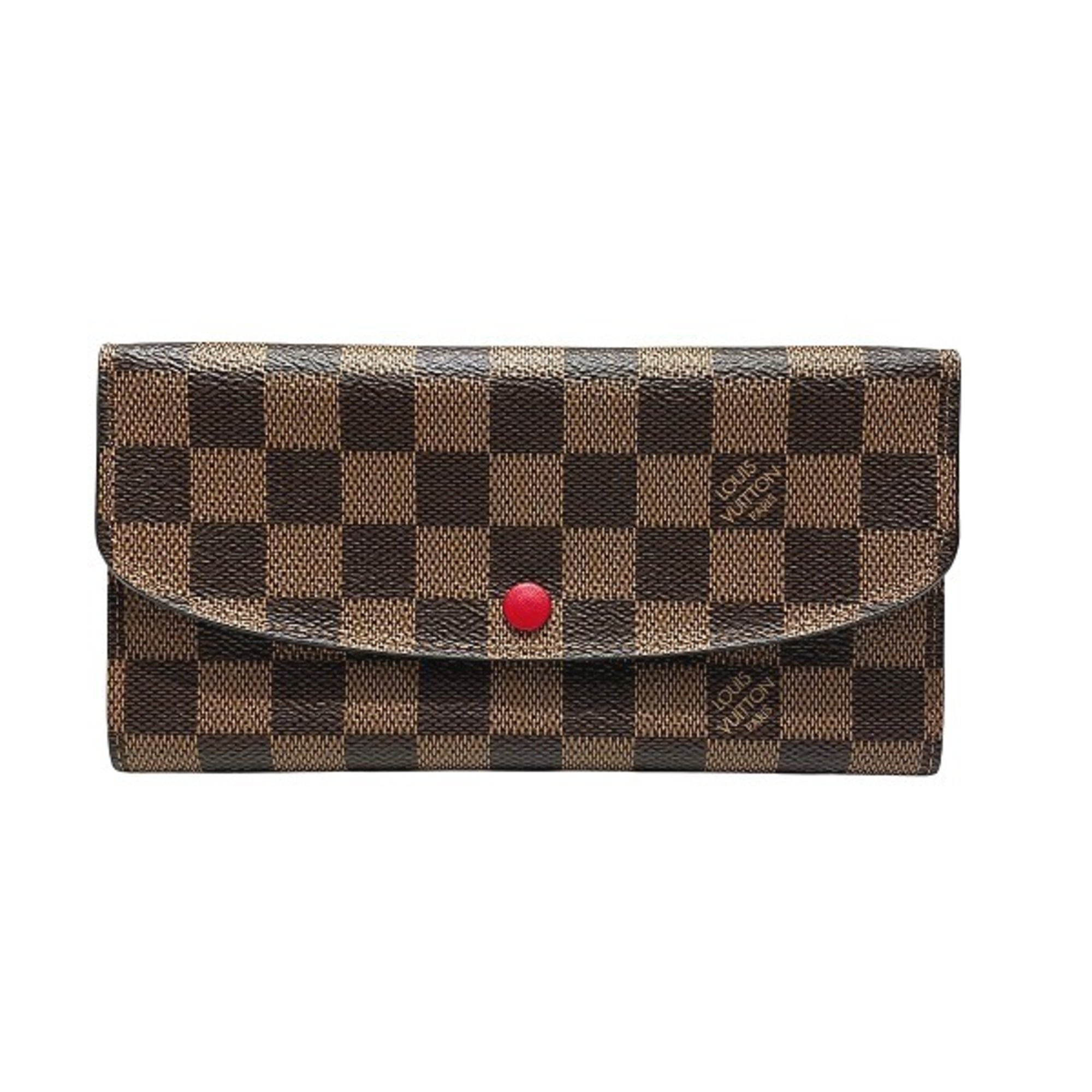 Louis Vuitton Brown Rouge Long Wallet (Bi-Fold) (Pre-Owned)