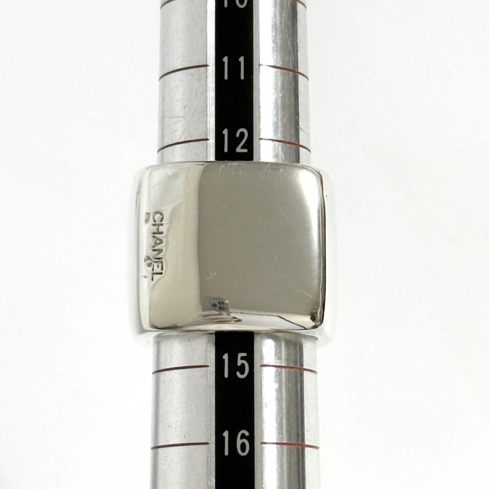 Chanel Silver 925 Band Ring (Pre-Owned)
