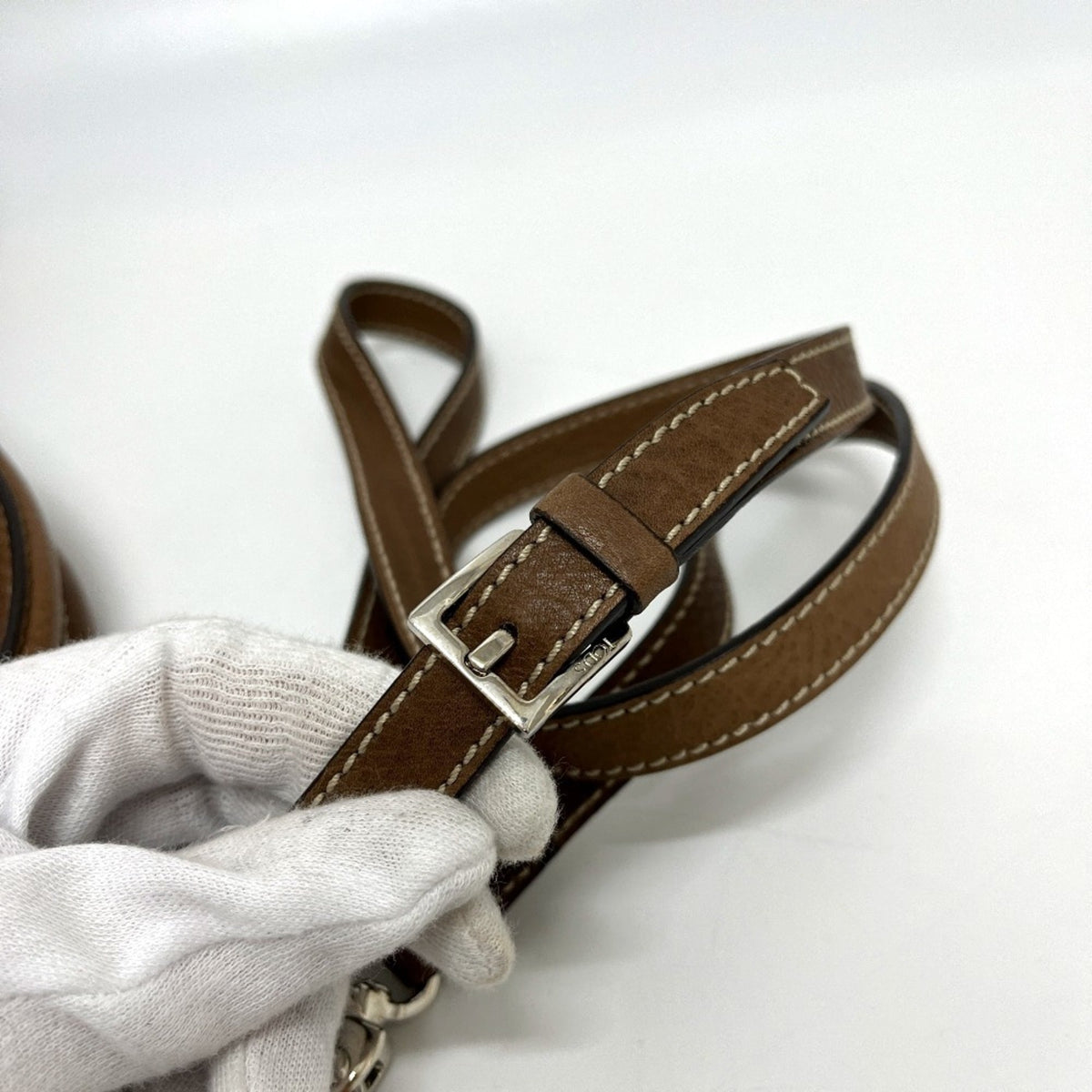 Tod's Brown Leather Boston Bag Handbag Shoulder Bag (Pre-Owned)