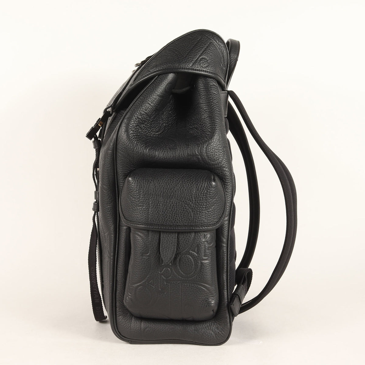 Christian Dior Black Leather Backpack (Pre-Owned)