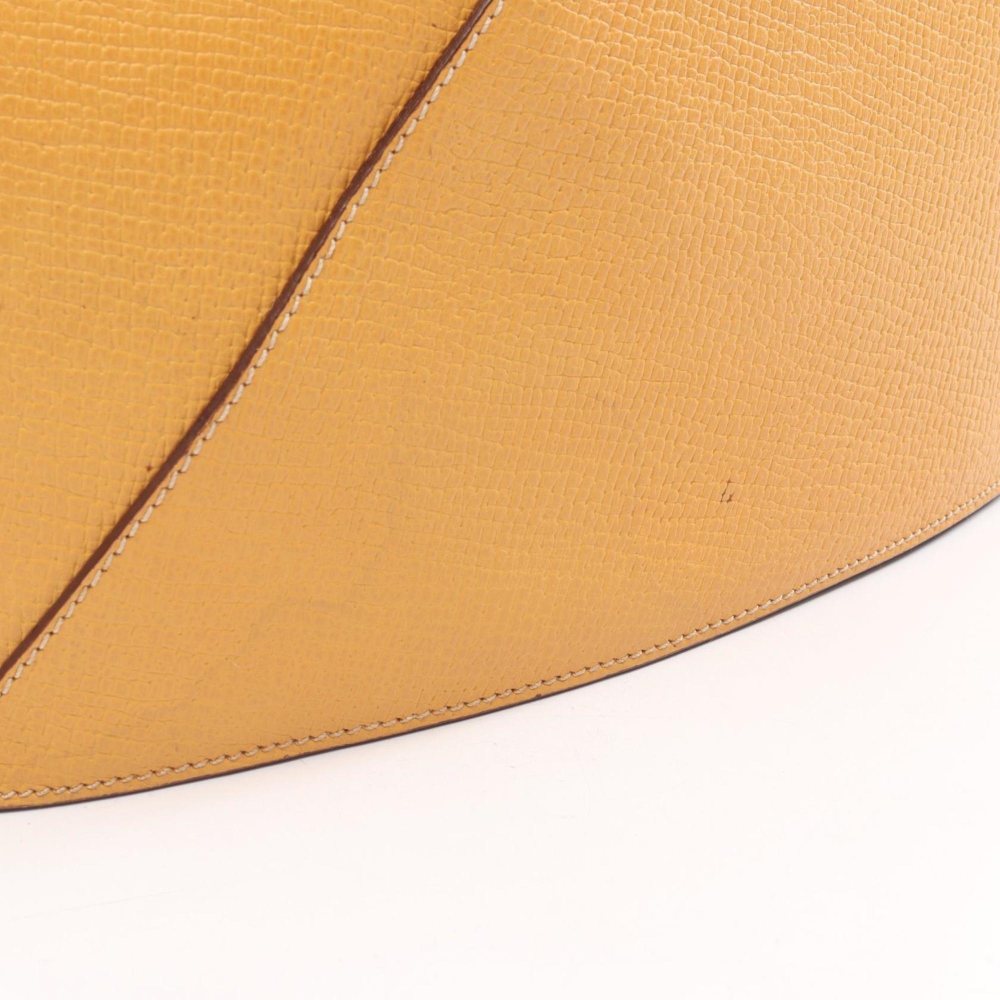 Loewe Yellow Leather Handbag Tote Bag (Pre-Owned)