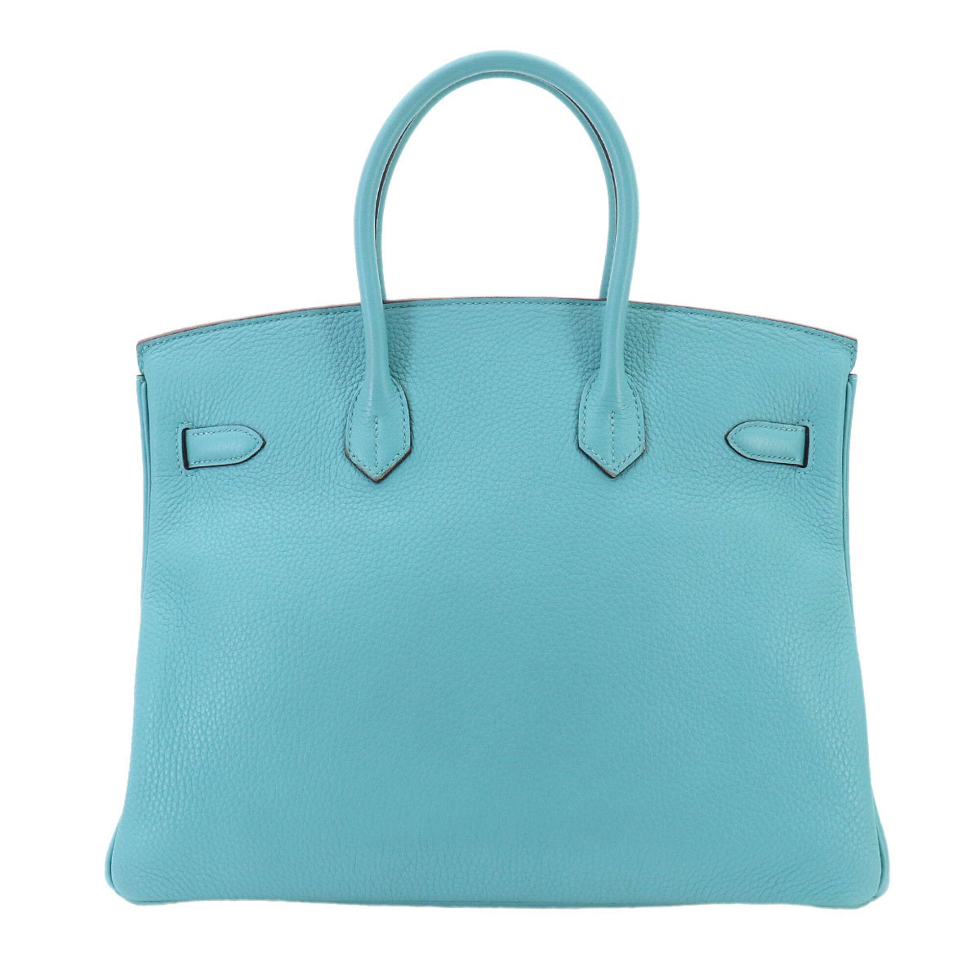 Hermes Taurillon Clemence Leather Handbag (Pre-Owned)
