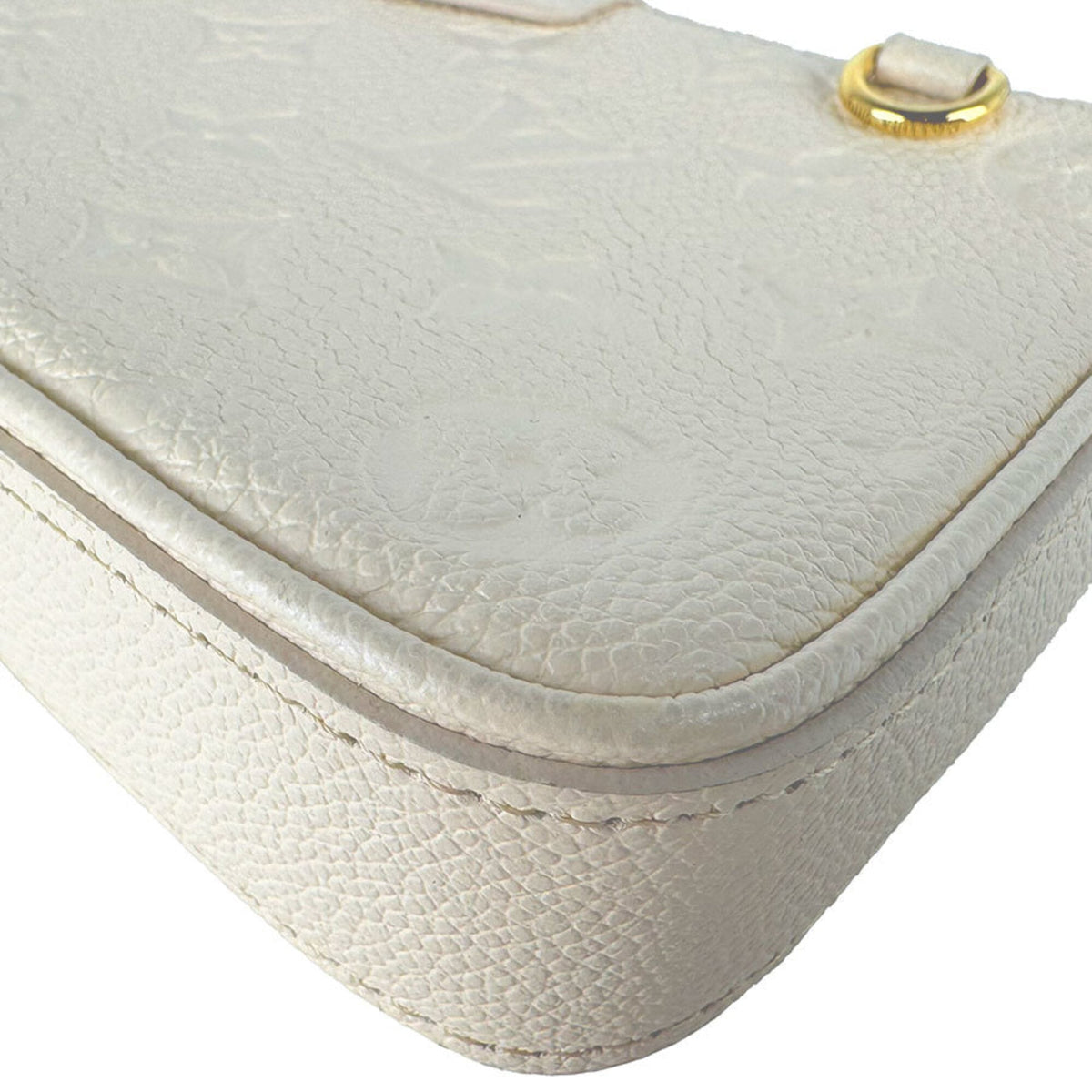 Louis Vuitton Cream Monogram Empreinte Shoulder Bag (Pre-Owned)
