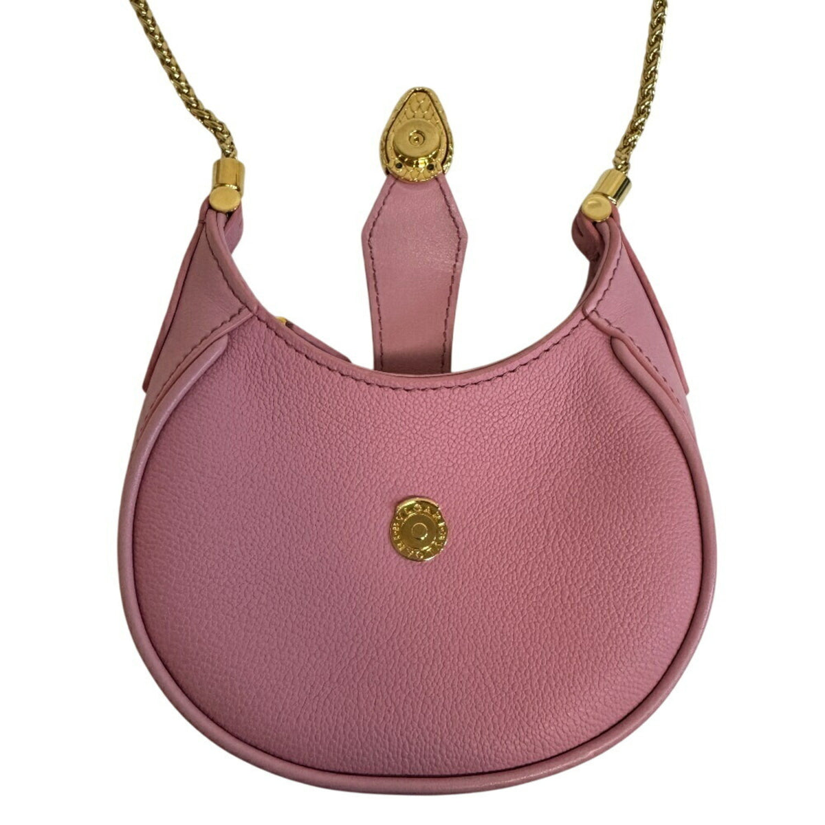 Bvlgari Pink Leather Shoulder Bag (Pre-Owned)