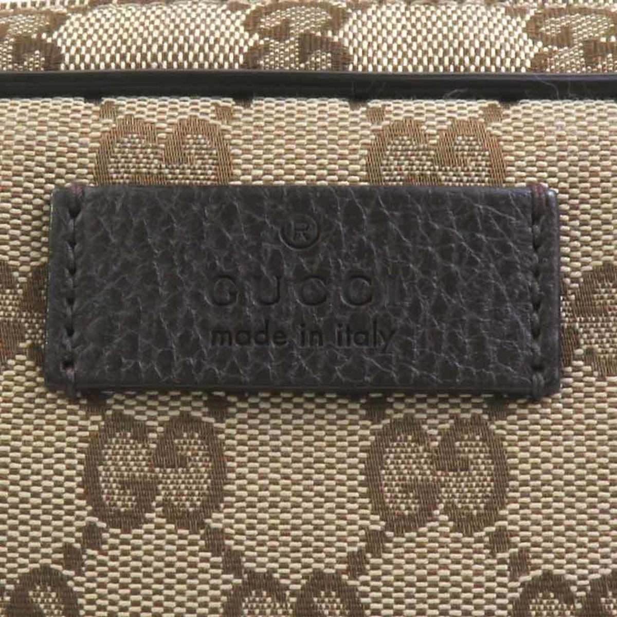 Gucci Brown Gg Canvas Fanny Pack Sling Bag (Pre-Owned)