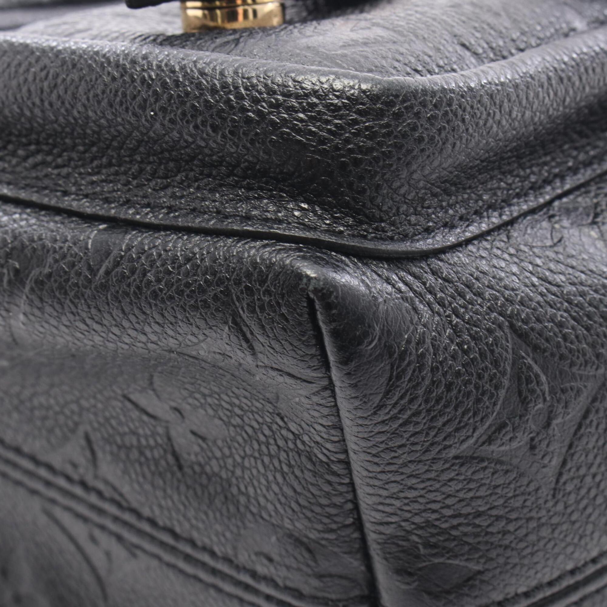 Louis Vuitton Black Noir Monogram Empreinte Backpack Handbag (Pre-Owned)