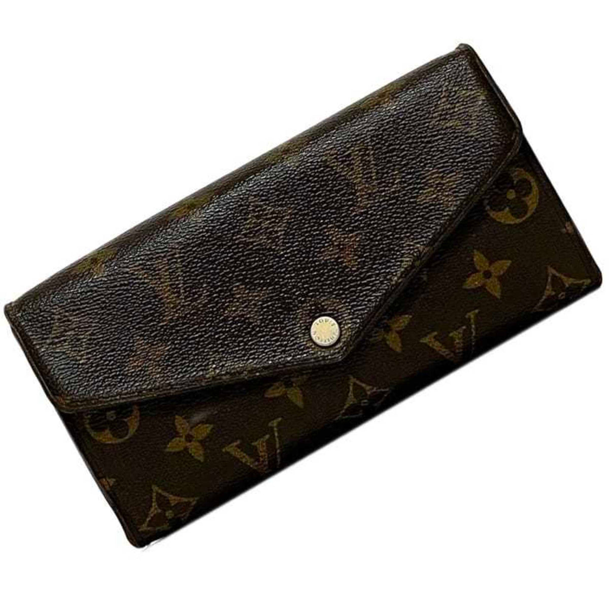 Louis Vuitton Monogram Brown Galle Monogram Monogram Long Wallet (Bi-Fold) (Pre-Owned)