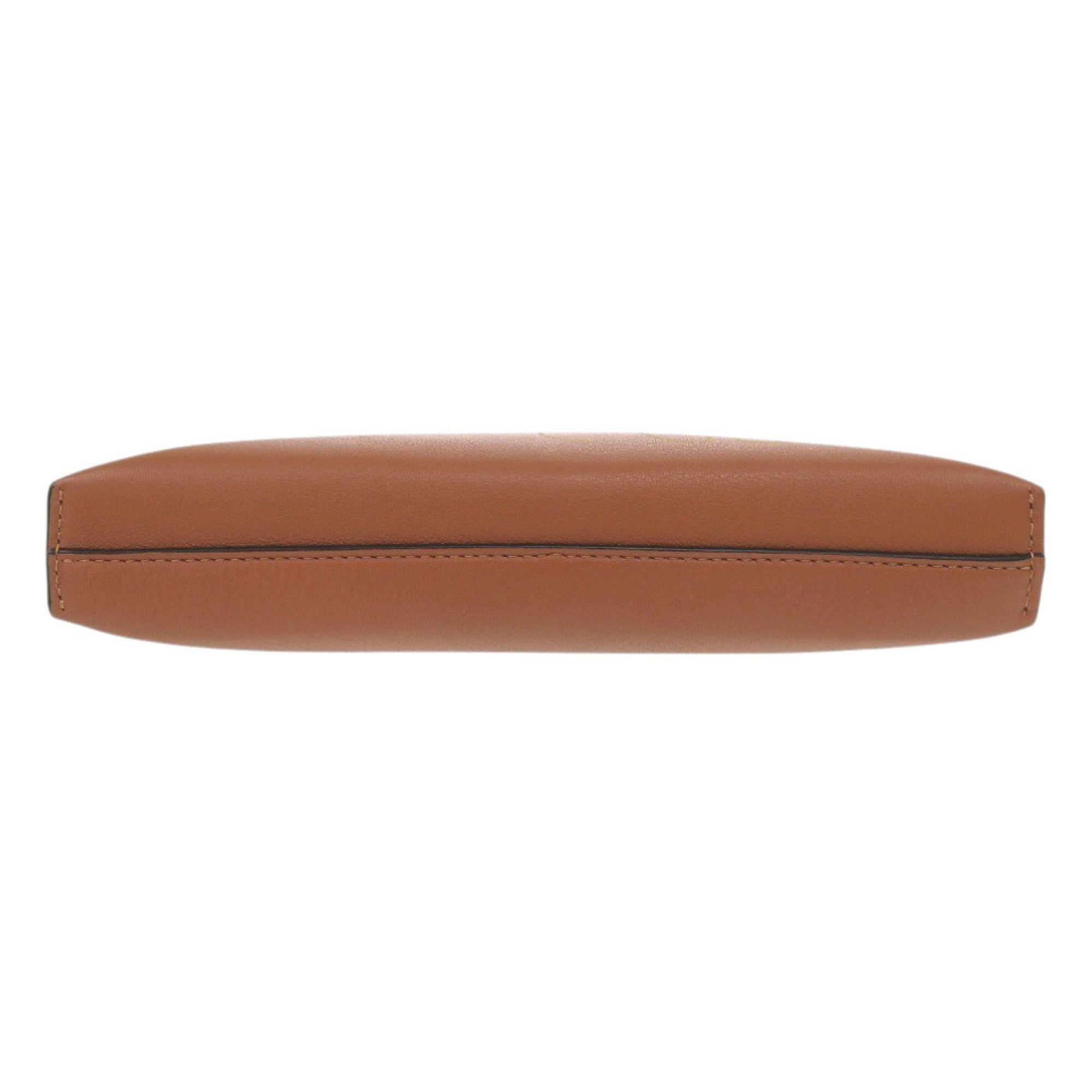 Loewe Brown Leather Pouch (Pre-Owned)
