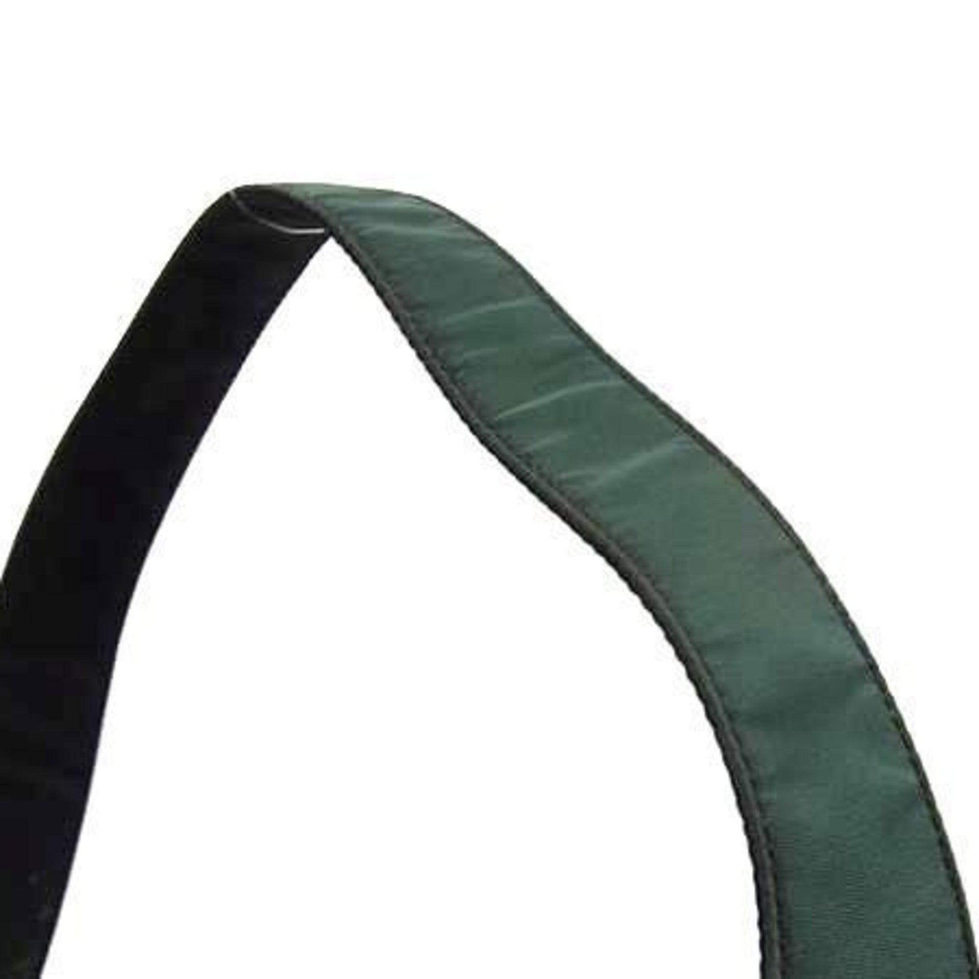 Prada Black Green Tessuto Nylon Handbag Shoulder Bag Tote Bag (Pre-Owned)