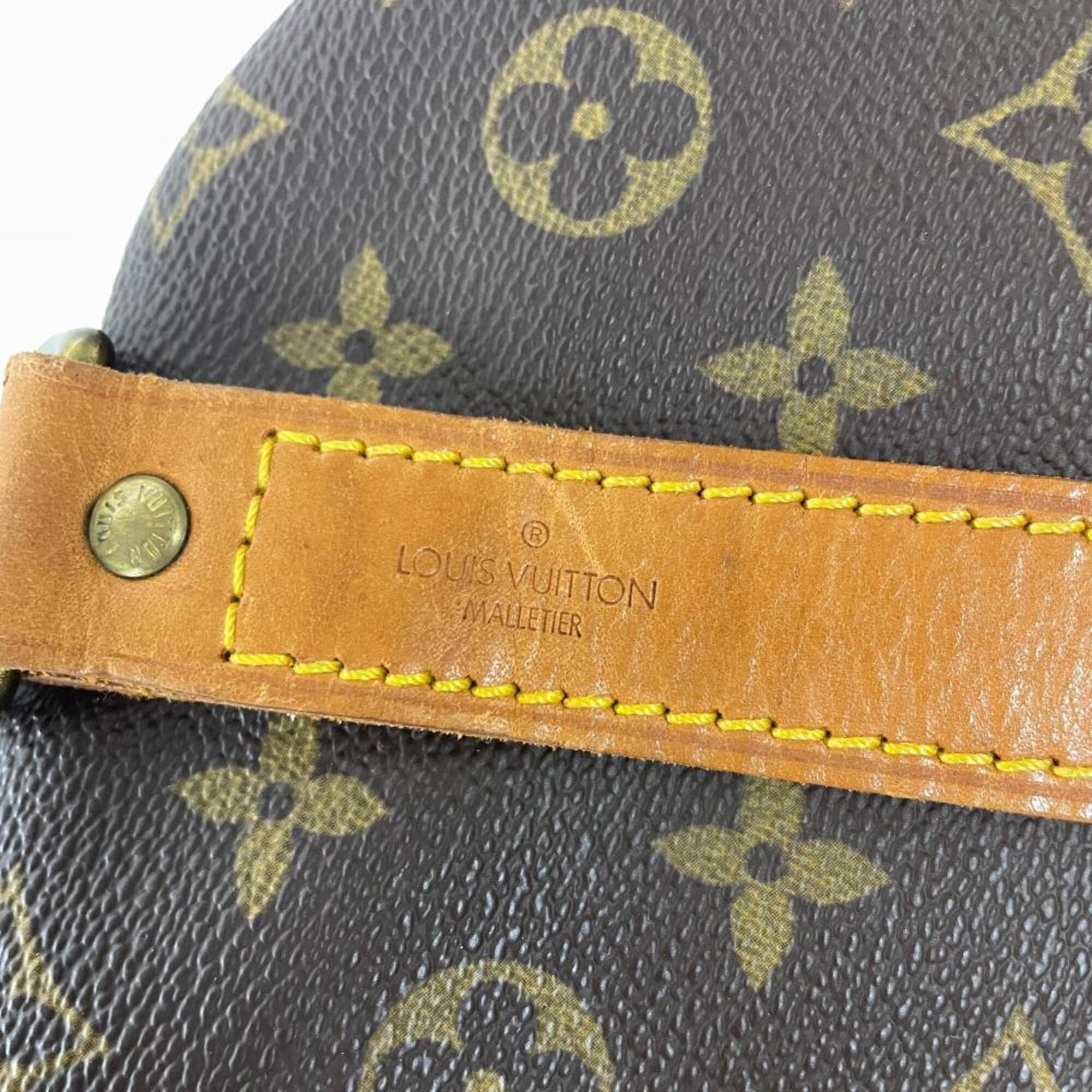 Louis Vuitton Brown Monogram Canvas Boston Bag (Pre-Owned)