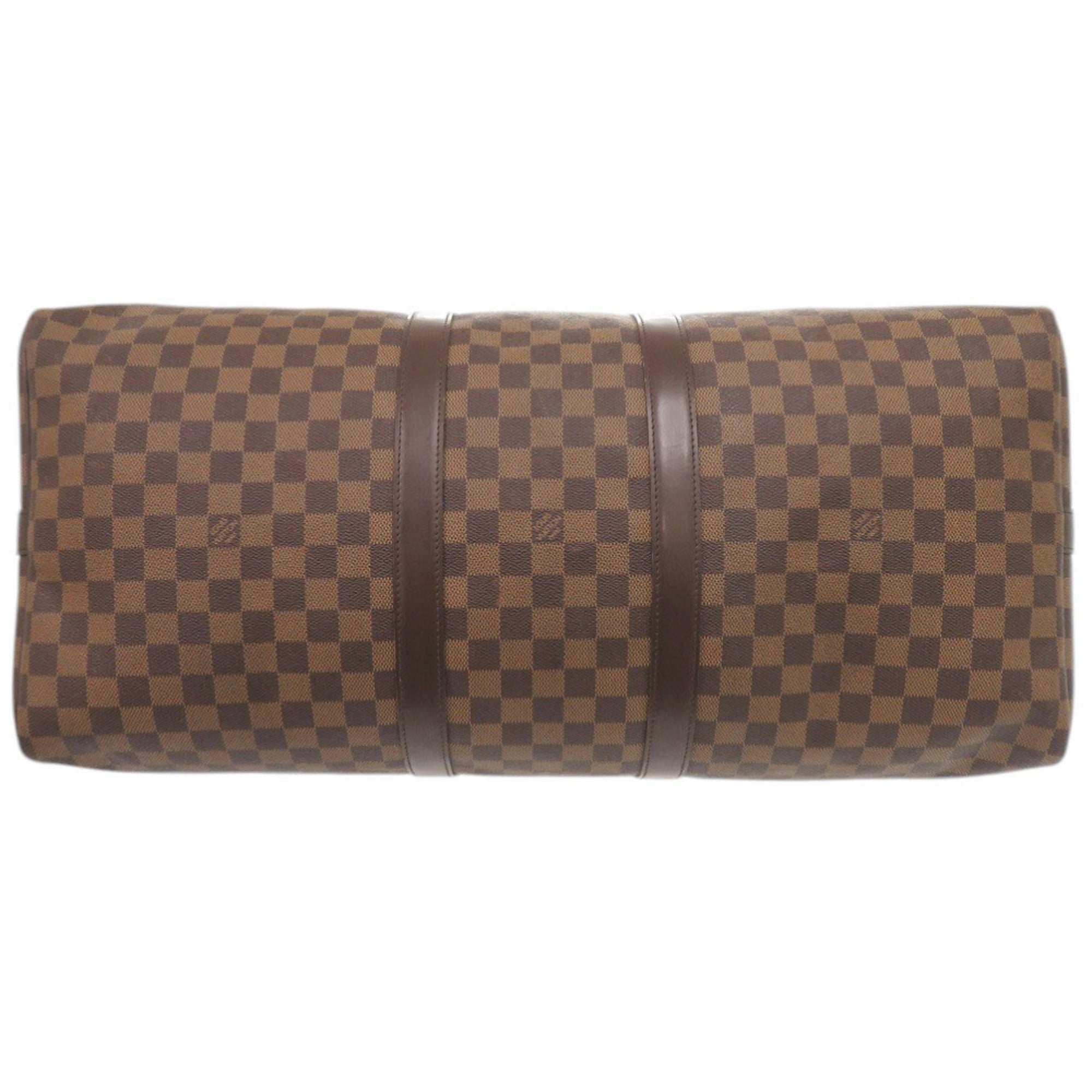 Louis Vuitton Damier Brown Damier Canvas Boston Bag (Pre-Owned)
