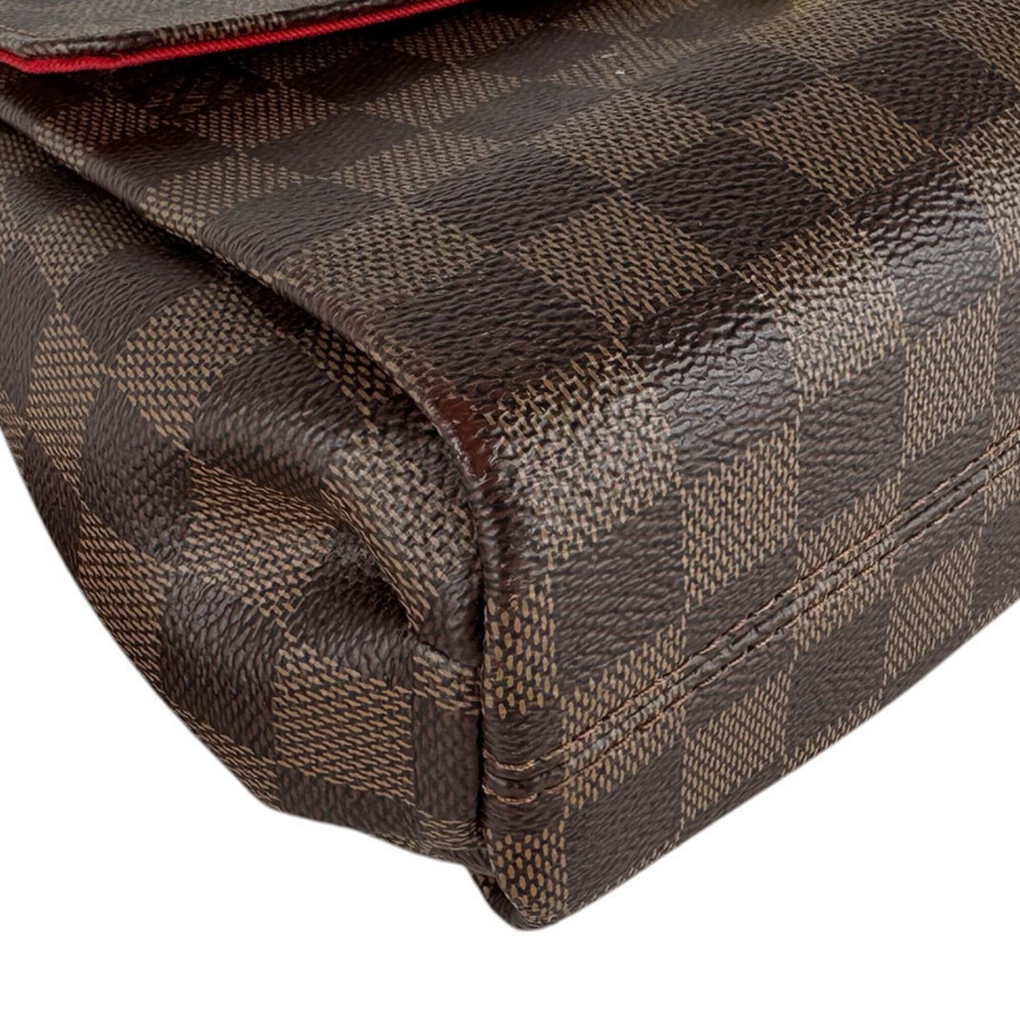 Louis Vuitton Brown Damier Canvas Damier Canvas Handbag Shoulder Bag (Pre-Owned)