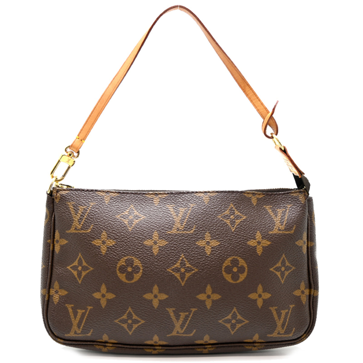 Louis Vuitton Brown Monogram Pochette Shoulder Bag (Pre-Owned)