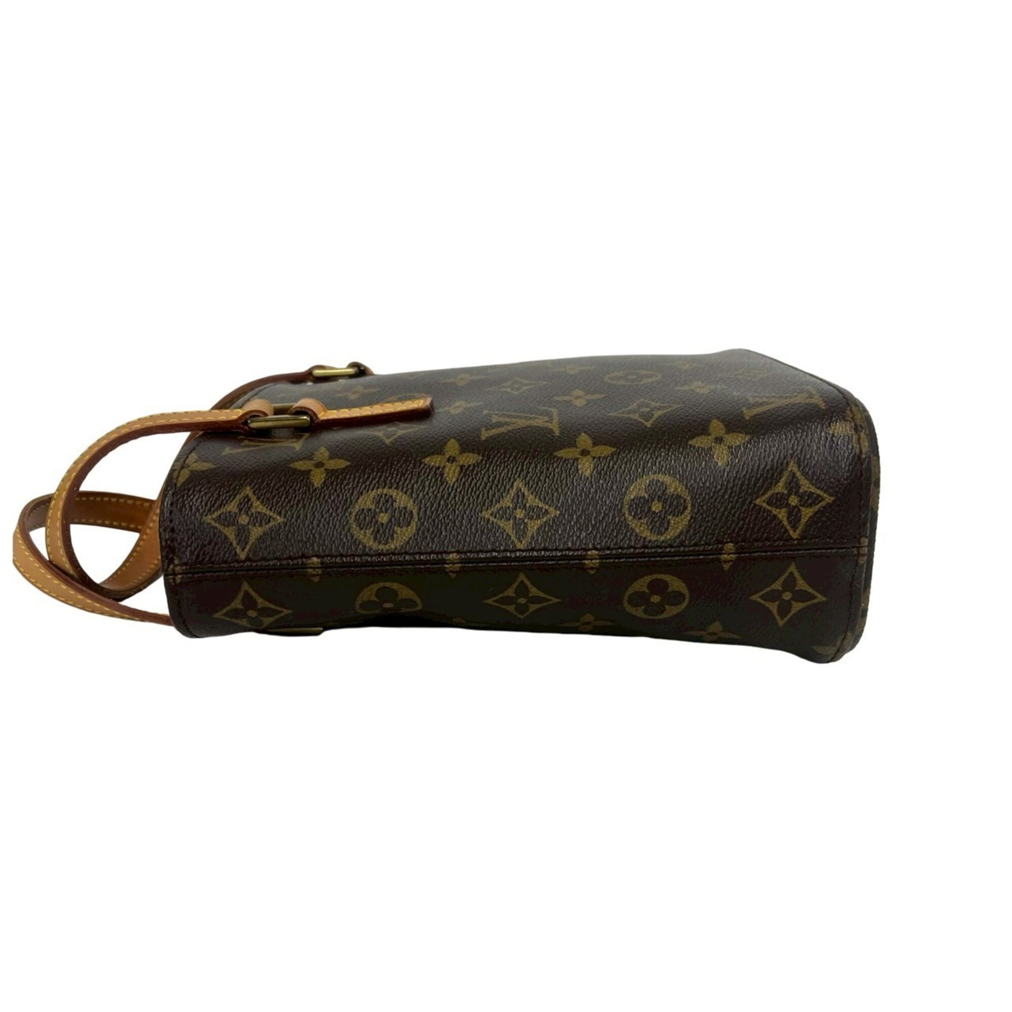 Louis Vuitton Brown Pvc Leather Handbag Tote Bag (Pre-Owned)