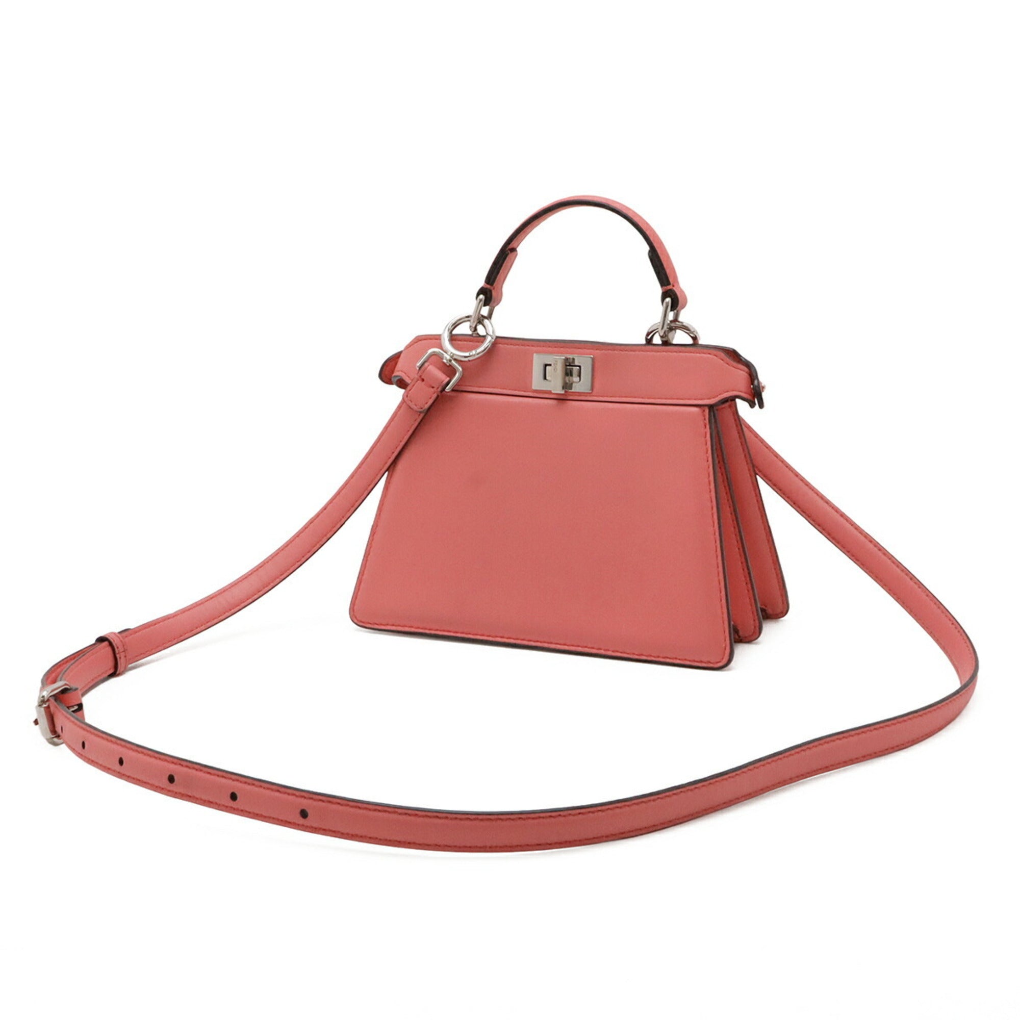 Fendi Pink Handbag Shoulder Bag (Pre-Owned)