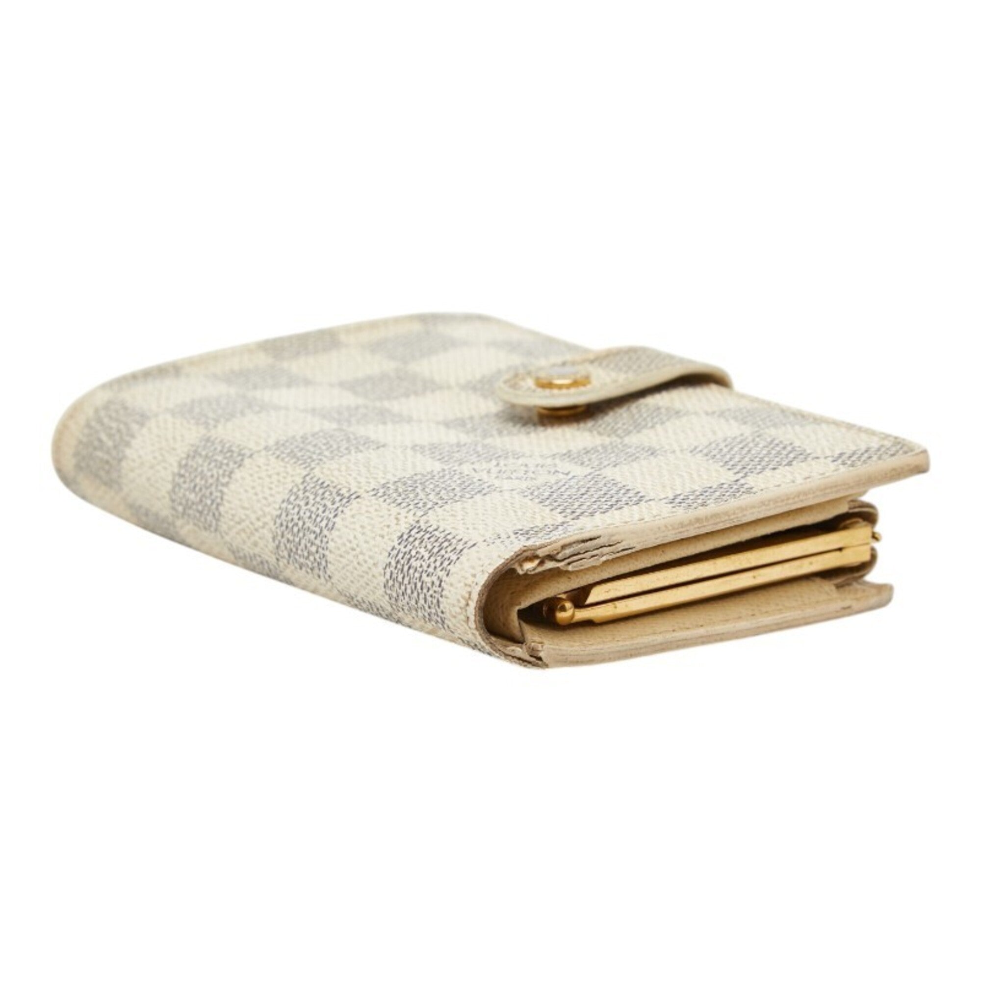 Louis Vuitton White Pvc Leather Wallet (Bi-Fold) (Pre-Owned)