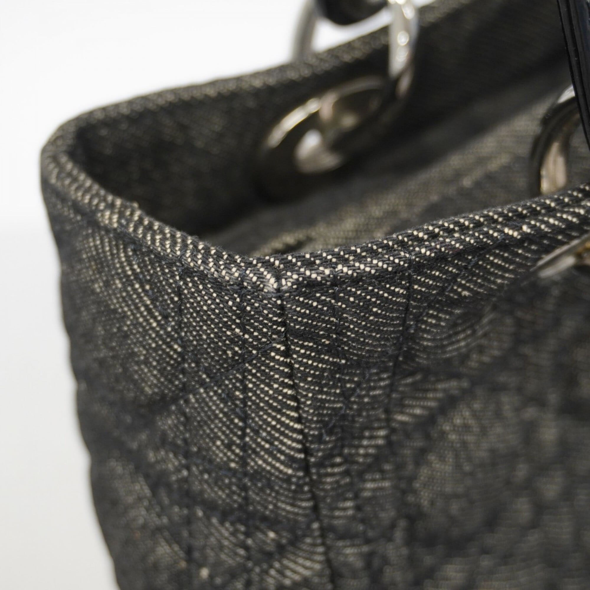Christian Dior Black Denim Handbag (Pre-Owned)