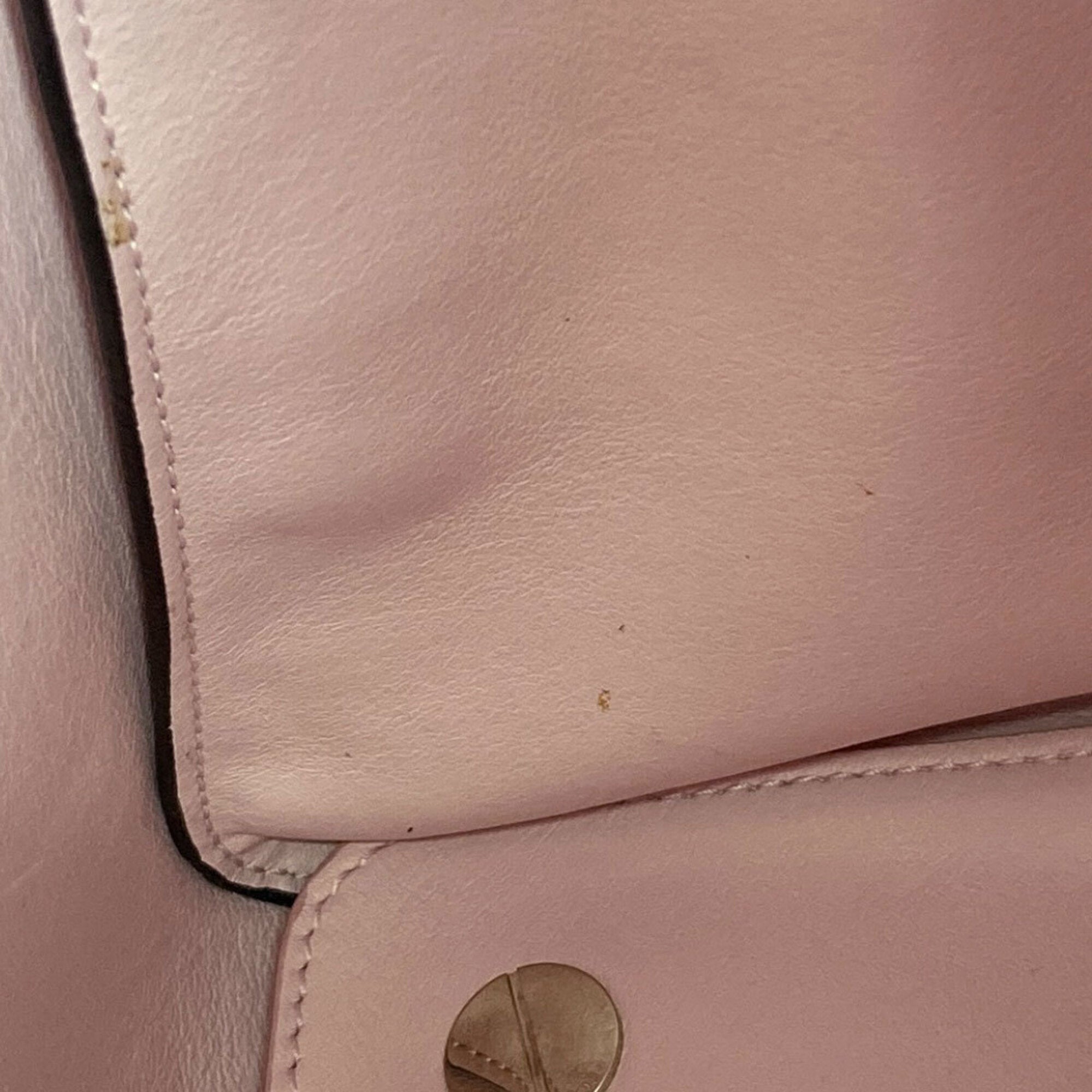 Christian Dior Black Pink Leather Tote Bag (Pre-Owned)