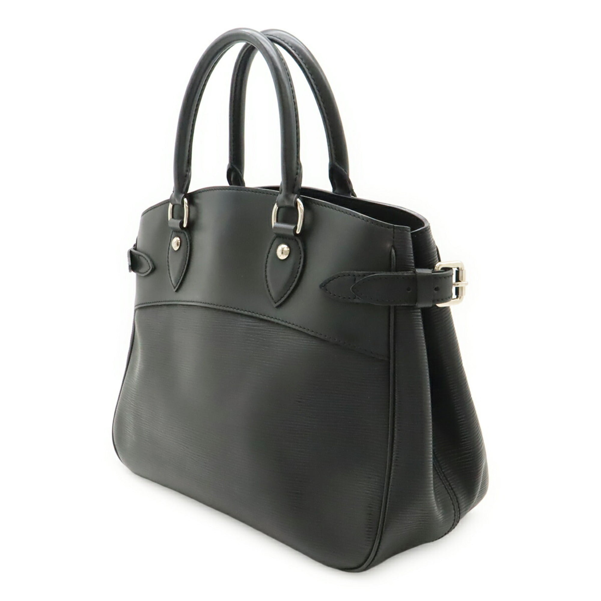 Louis Vuitton Noir Epi Leather Handbag Shoulder Bag Tote Bag (Pre-Owned)