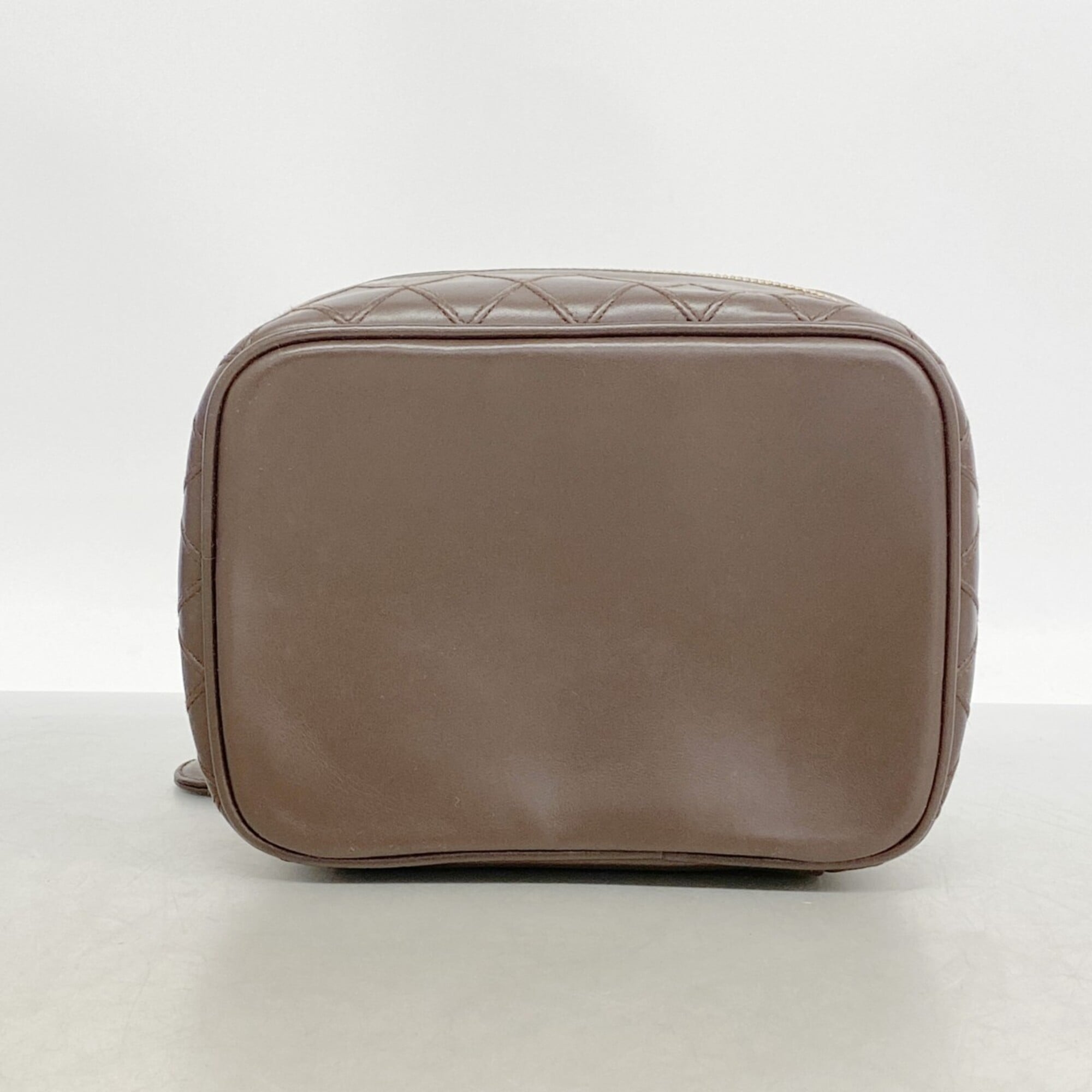 Chanel Brown Leather Pouch (Pre-Owned)
