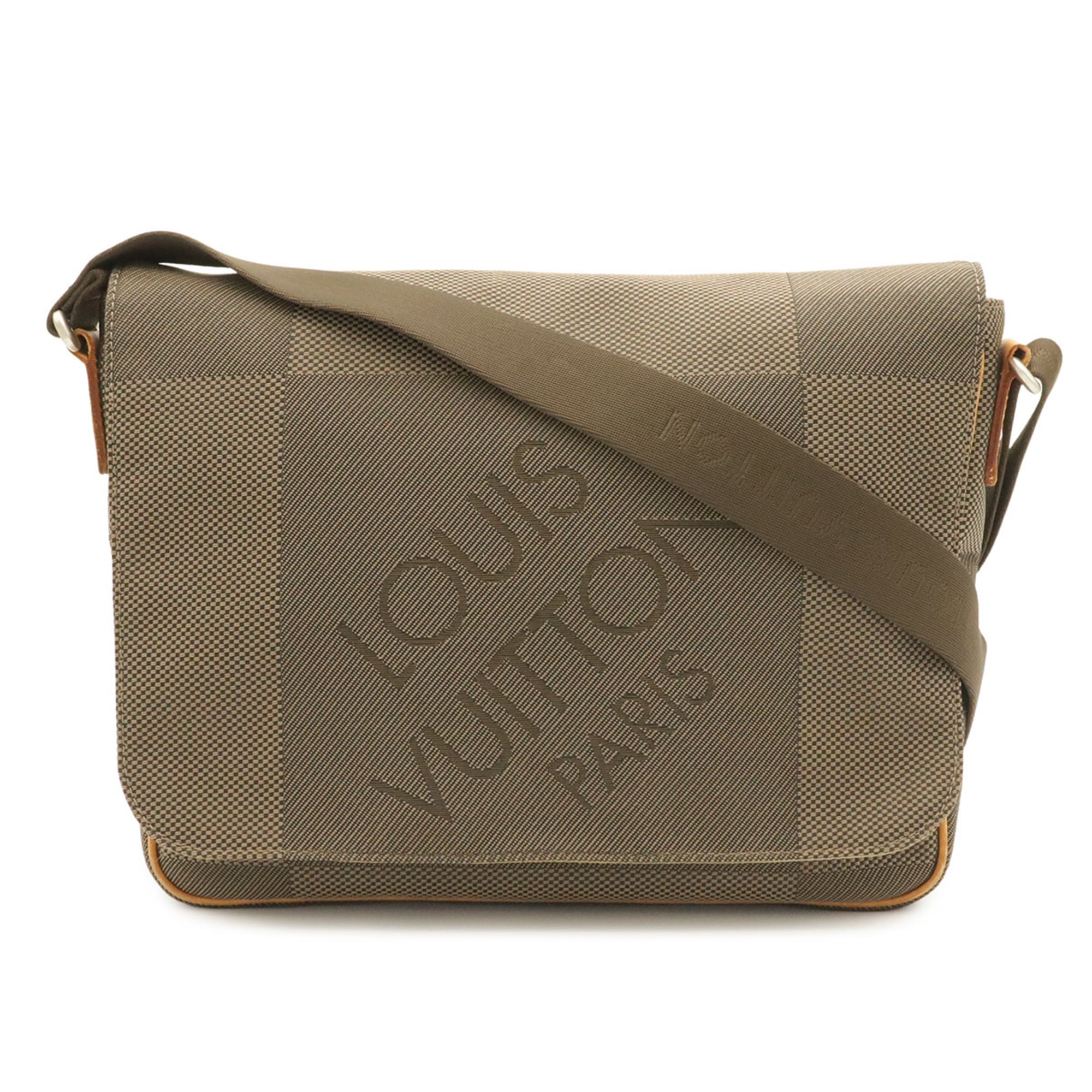 Louis Vuitton Earth Khaki Damier Geant Handbag Shoulder Bag (Pre-Owned)