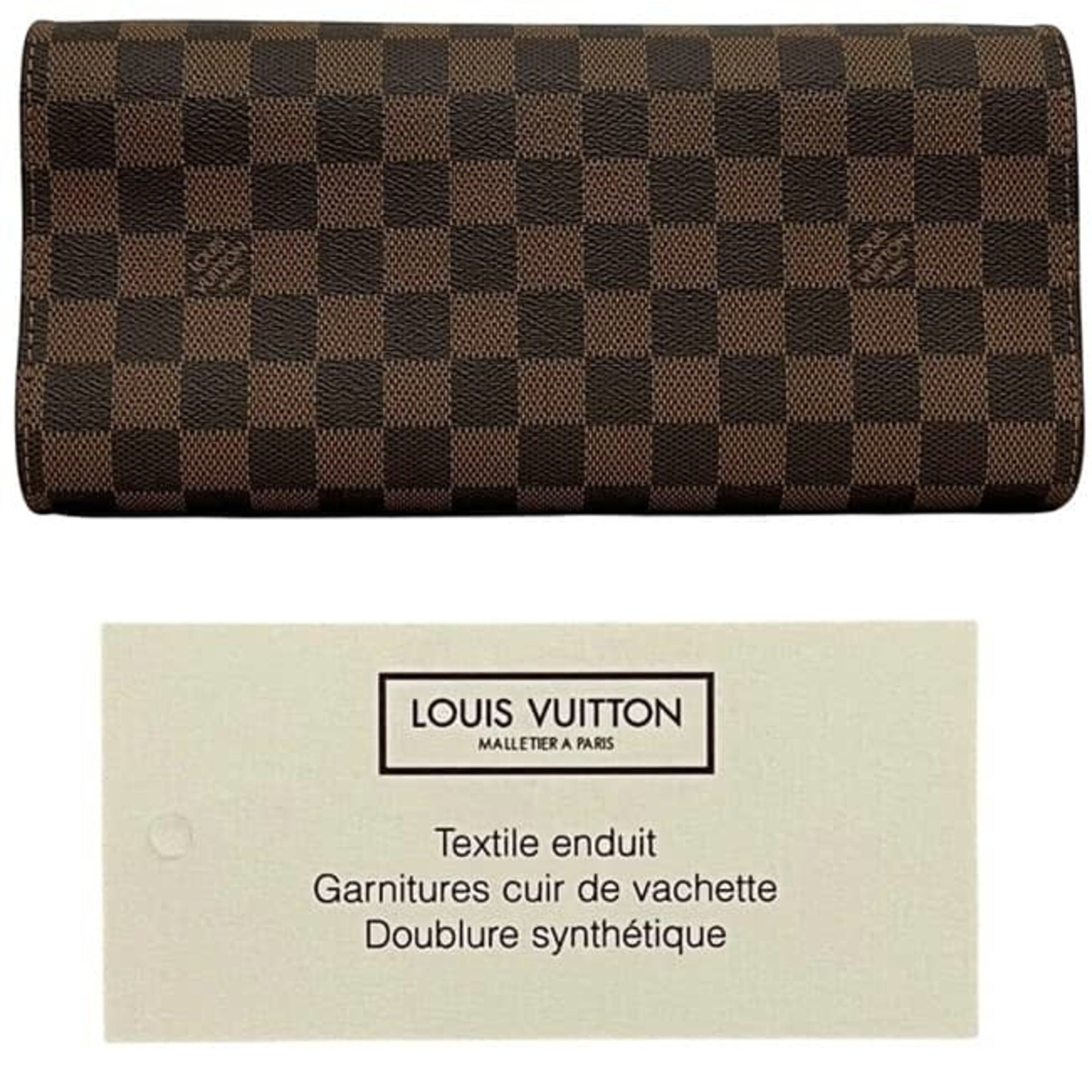 Louis Vuitton Damier Brown Damier Canvas Ebene Damier Canvas Handbag (Pre-Owned)