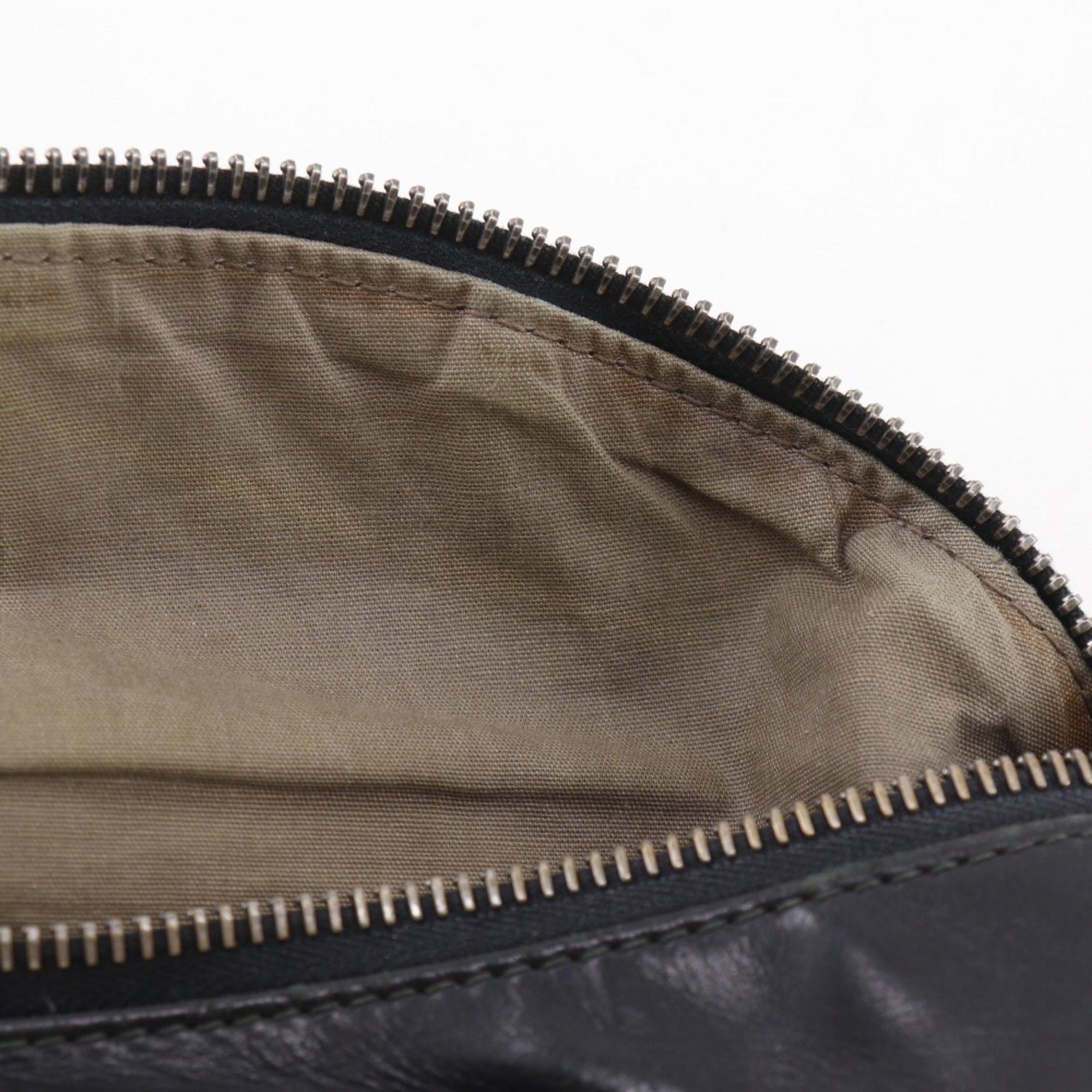 Bottega Veneta Black Leather Shoulder Bag Sling Bag (Pre-Owned)