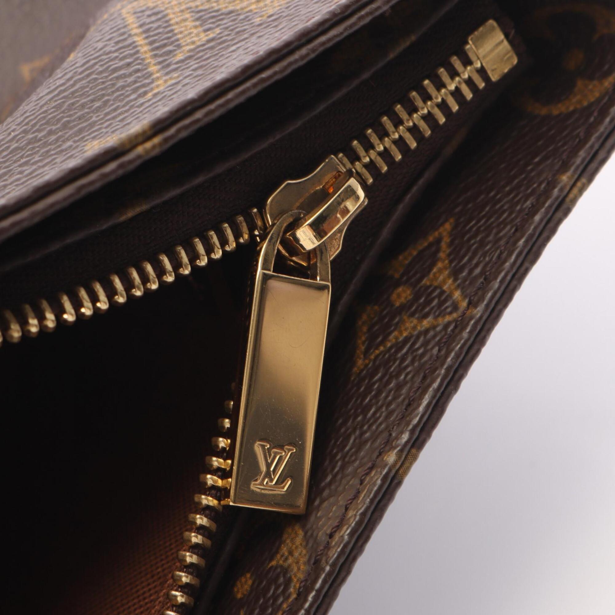 Louis Vuitton Brown Pvc Leather Handbag Shoulder Bag (Pre-Owned)