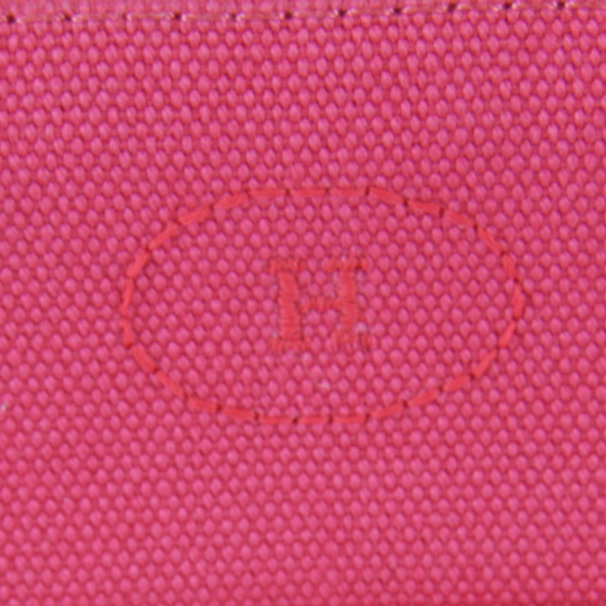 Hermes Black Pink Cotton Pouch (Pre-Owned)