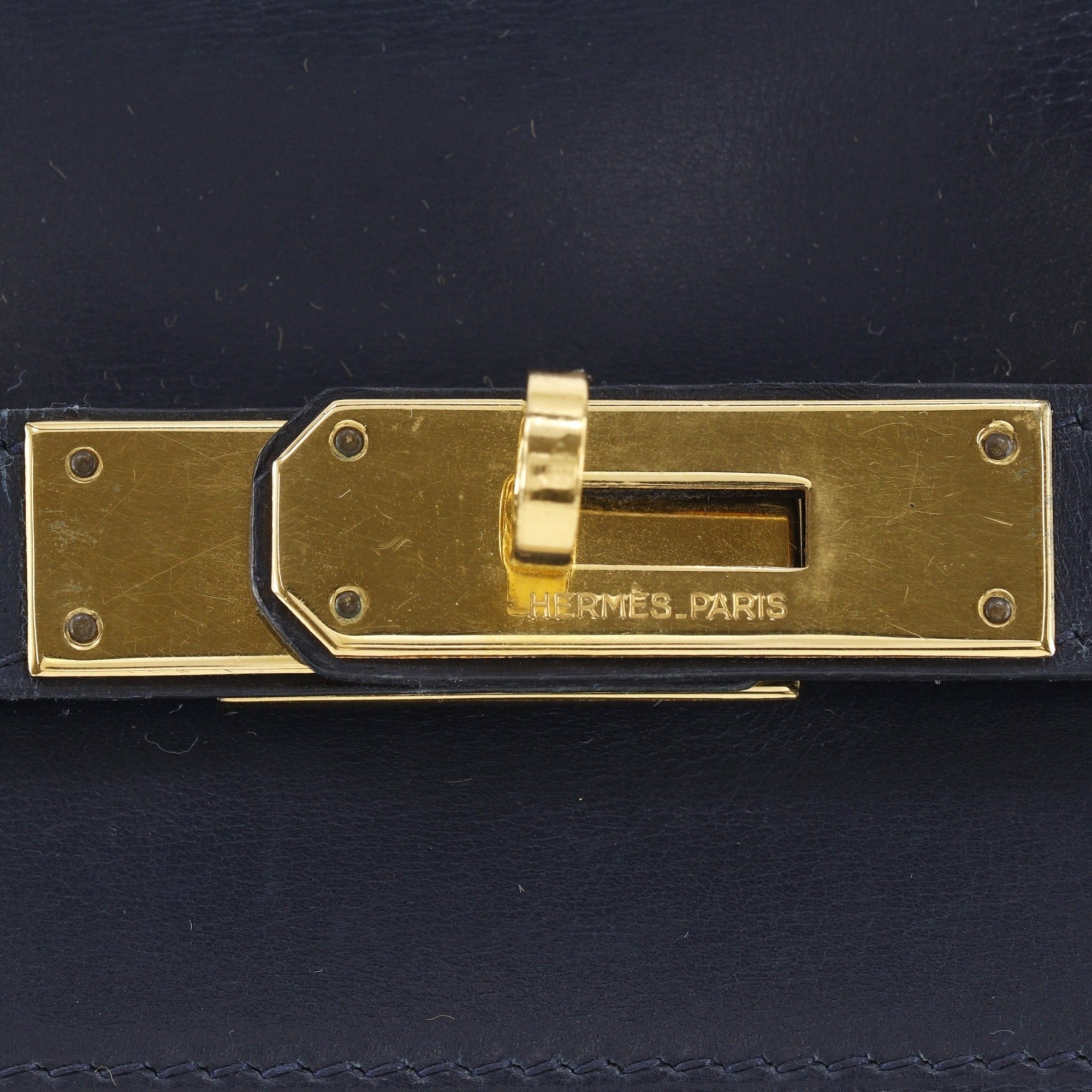 Hermes Kelly Canvas Leather Handbag (Pre-Owned)