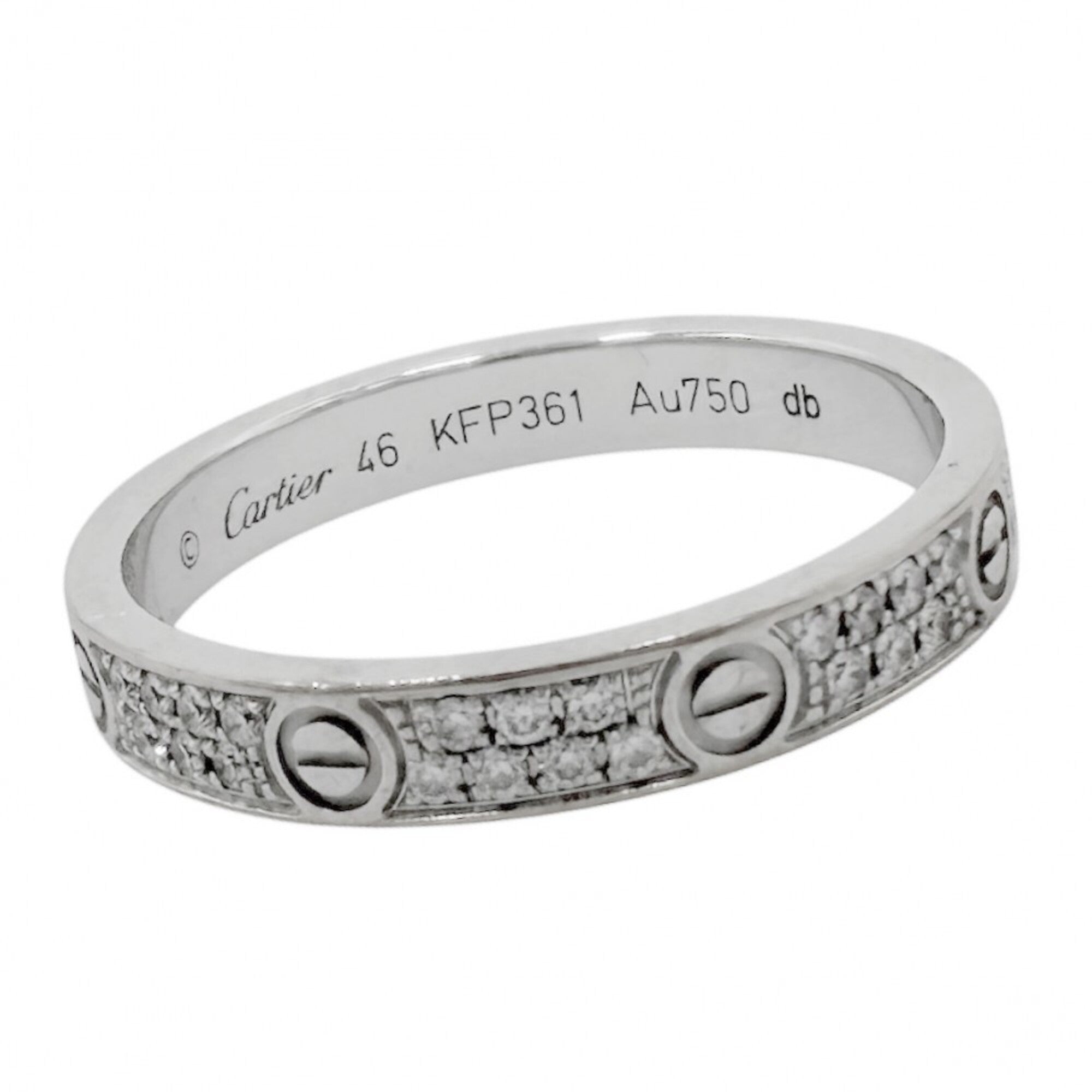 Cartier White Gold (18K) Band Ring (Pre-Owned)