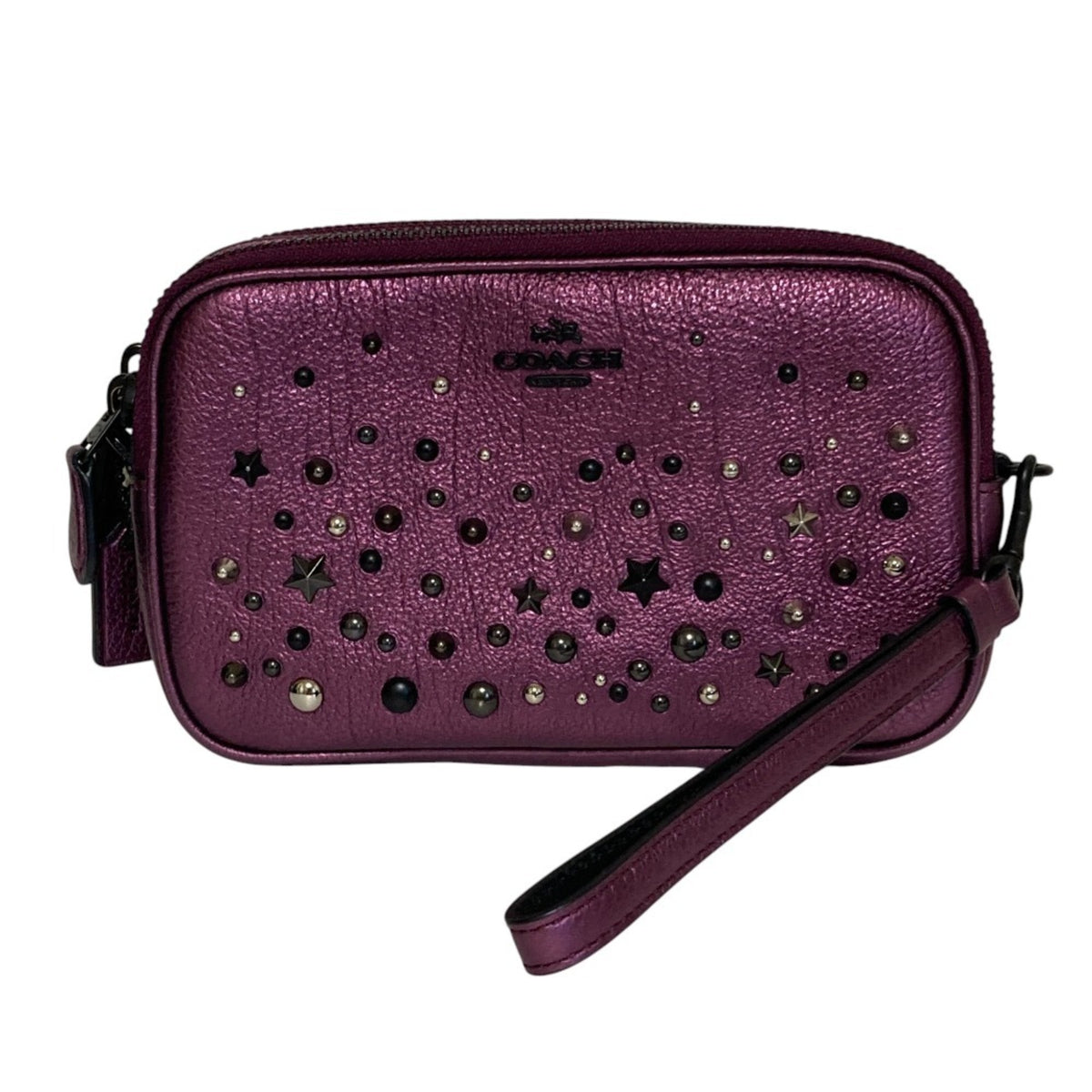 Coach Purple Shoulder Bag (Pre-Owned)