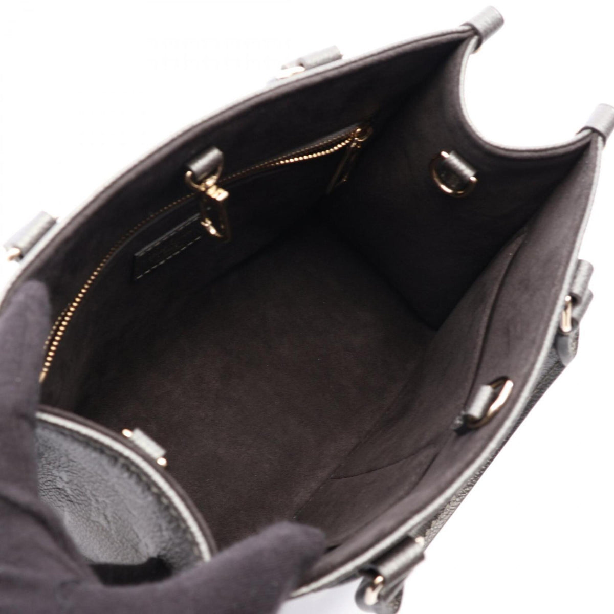 Louis Vuitton Gray Monogram Empreinte Handbag (Pre-Owned)