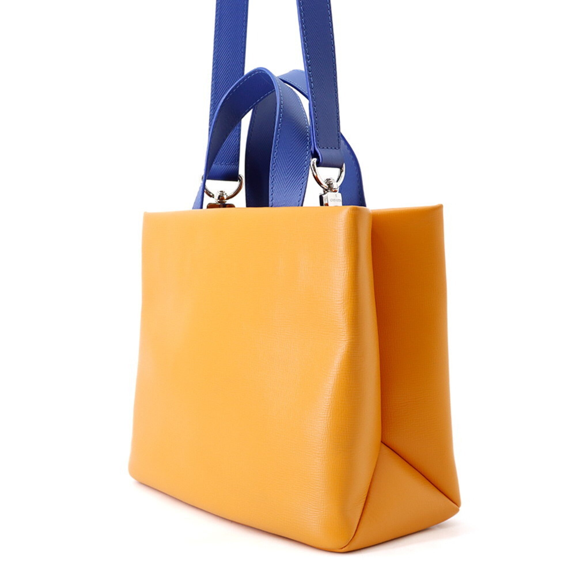 Louis Vuitton Saffron Leather Handbag Tote Bag (Pre-Owned)