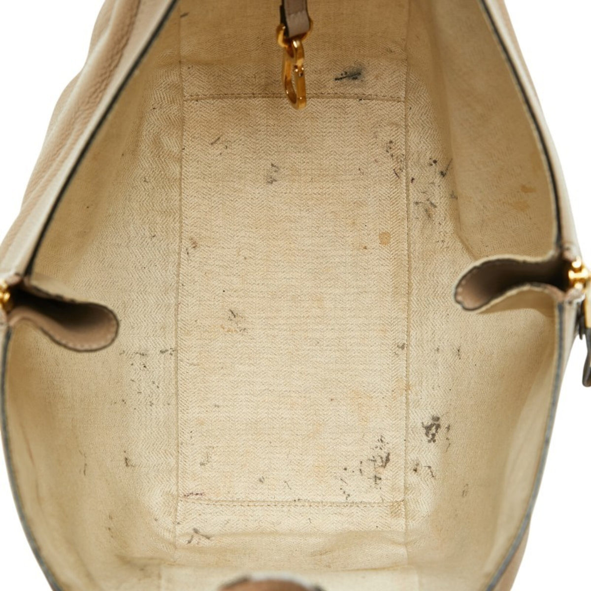 Loewe Beige Leather Handbag Shoulder Bag (Pre-Owned)