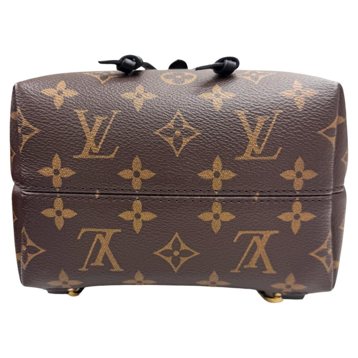 Louis Vuitton Monogram Brown Noir Monogram Leather Backpack (Pre-Owned)