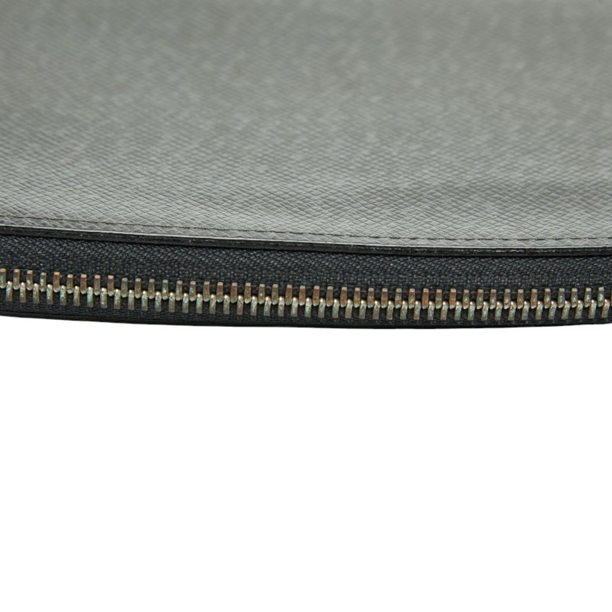 Louis Vuitton Ardoise Black Leather Pouch (Pre-Owned)