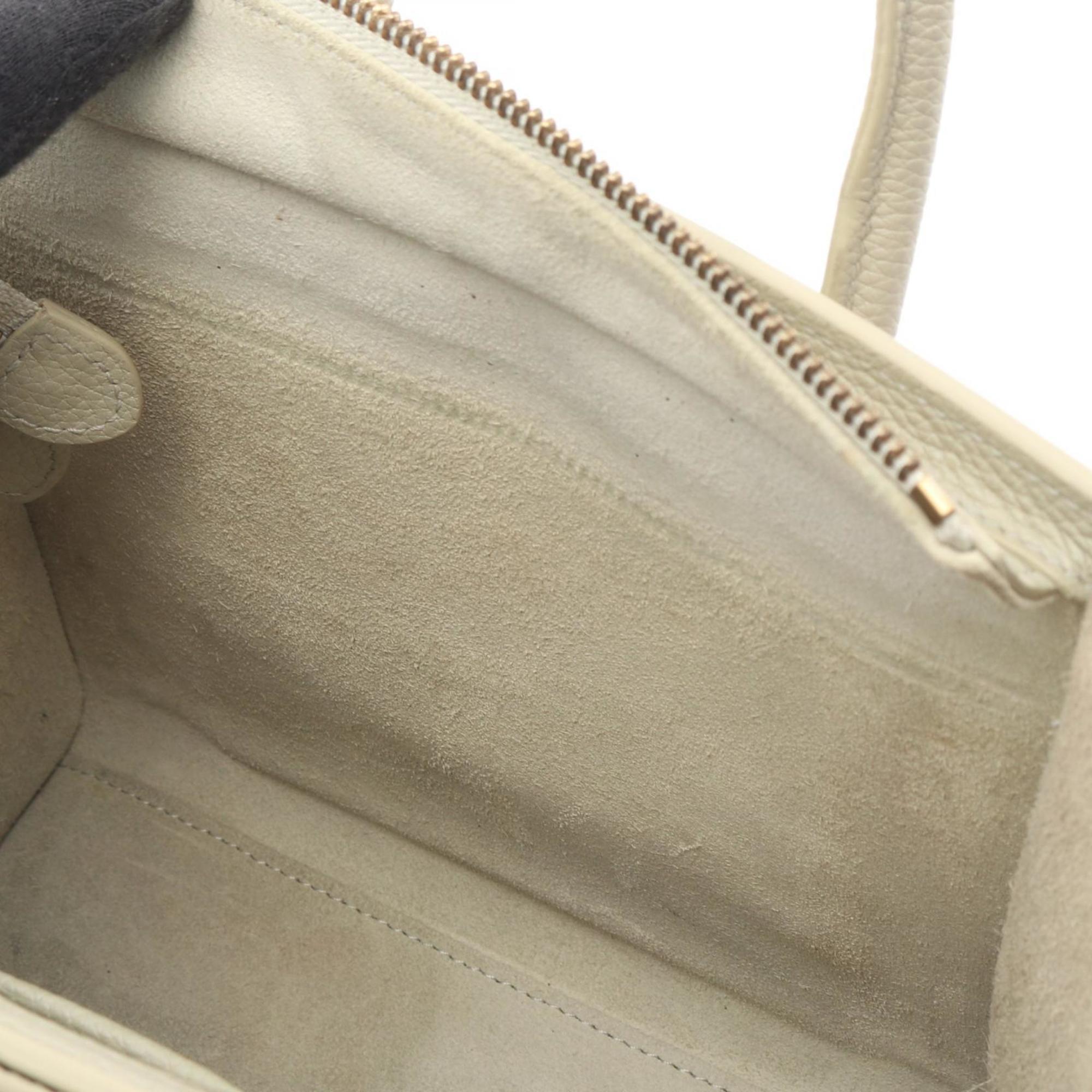 Celine Green Leather Handbag (Pre-Owned)