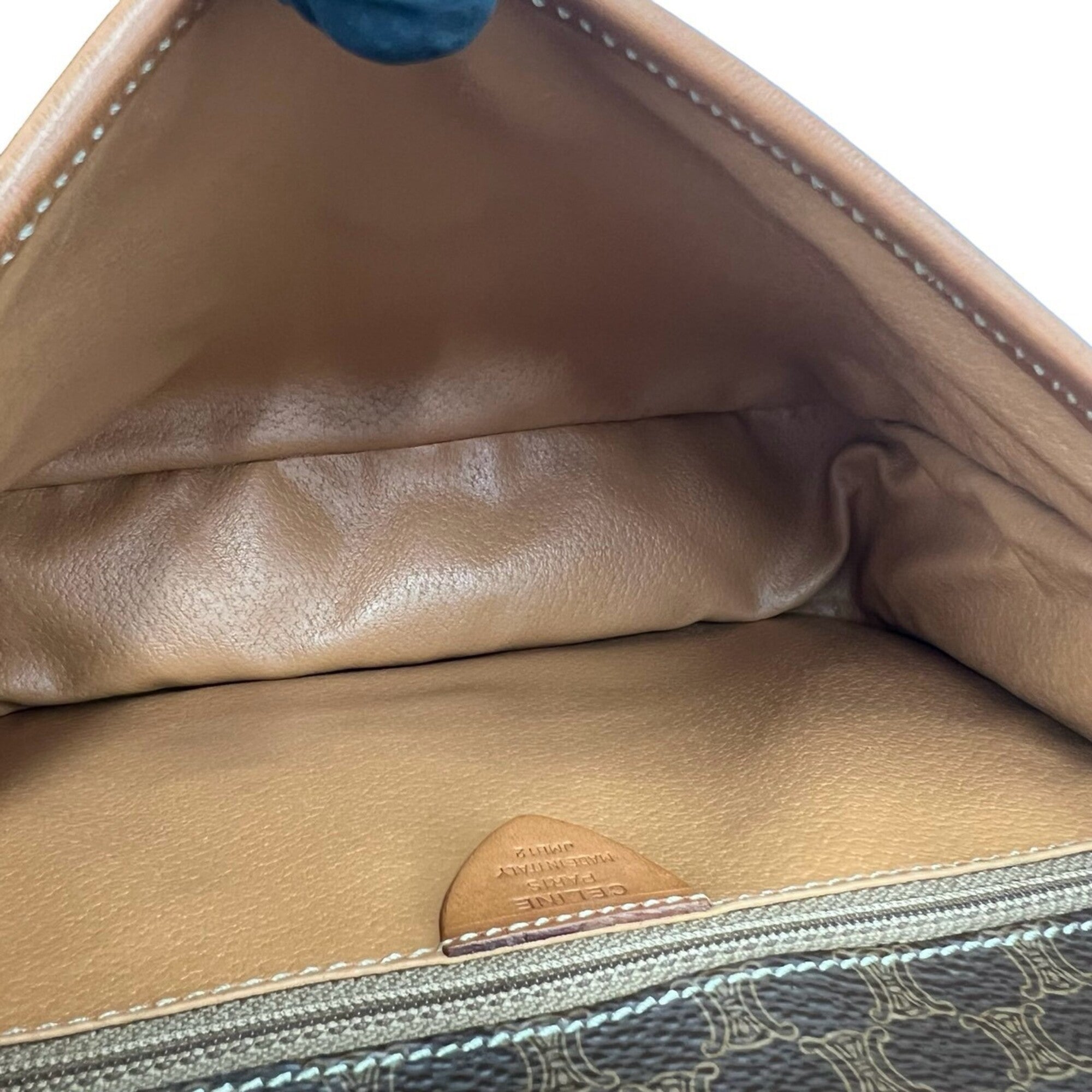 Celine Brown Leather Pvc Shoulder Bag (Pre-Owned)