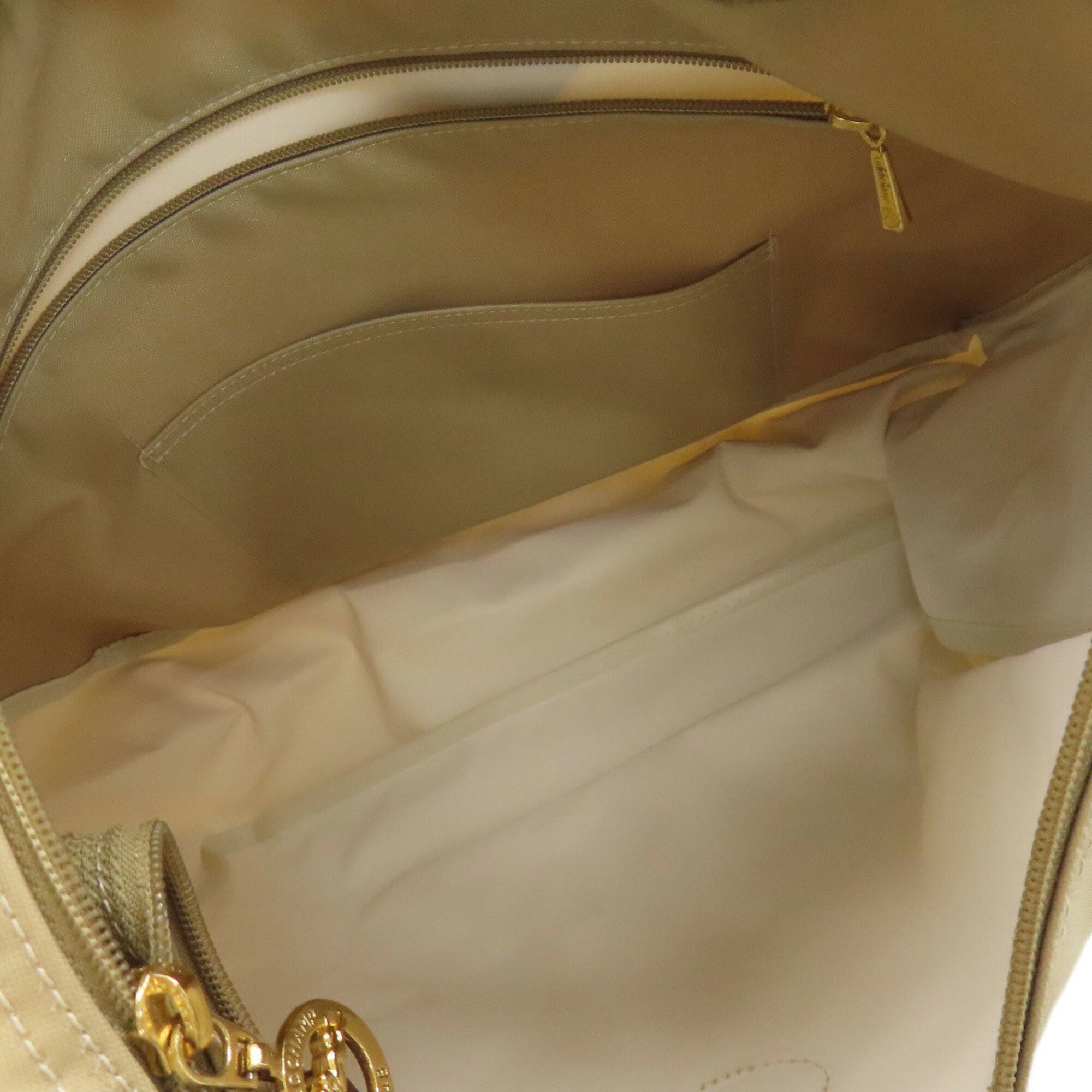 Longchamp Beige Nylon Shoulder Bag (Pre-Owned)