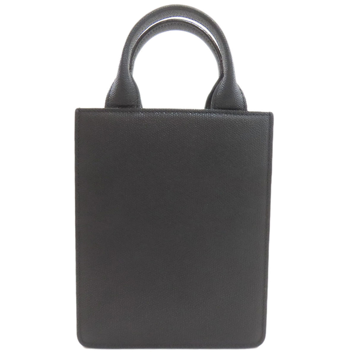 Valextra Black Leather Handbag (Pre-Owned)