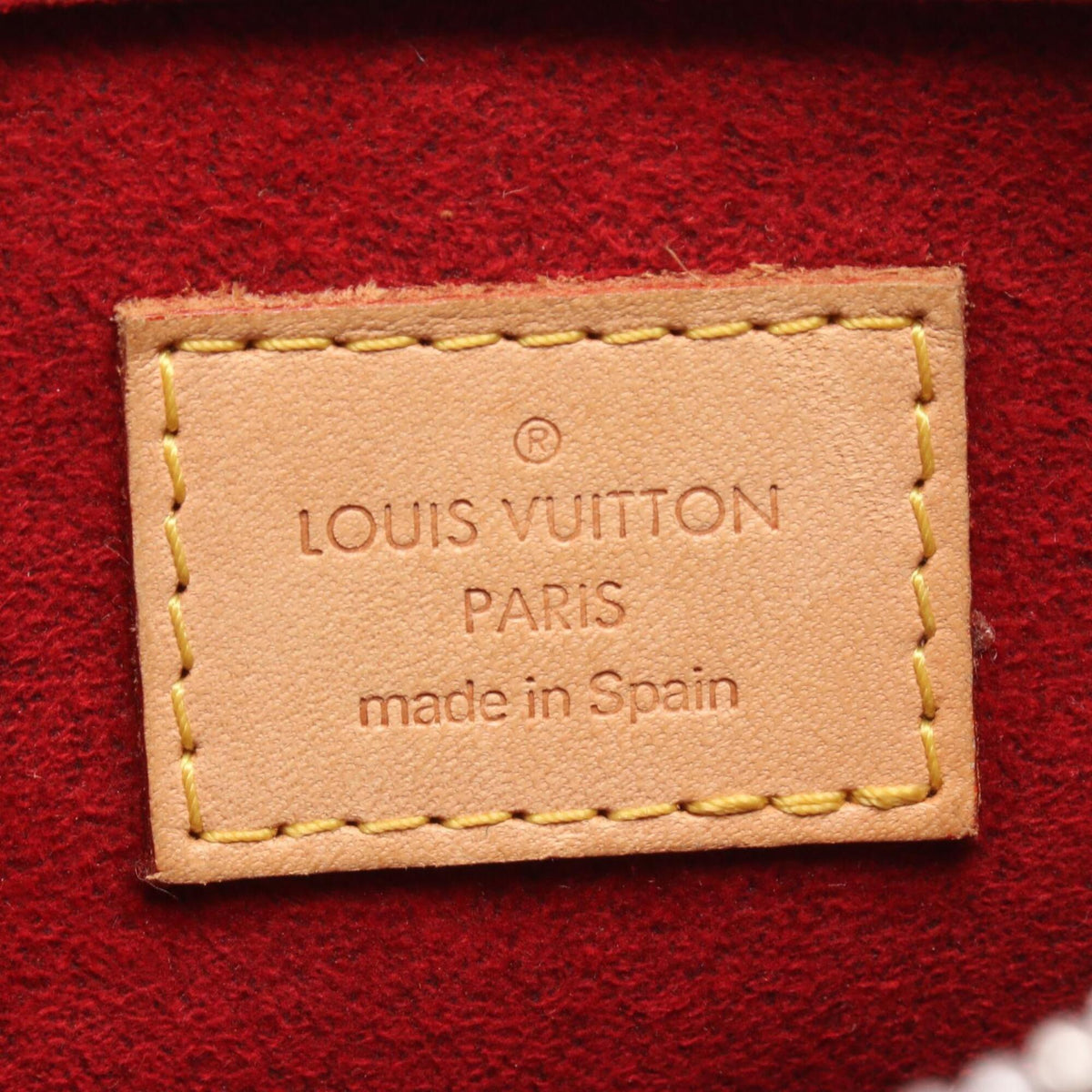 Louis Vuitton Brown Monogram Coated Canvas Leather Handbag Shoulder Bag (Pre-Owned)