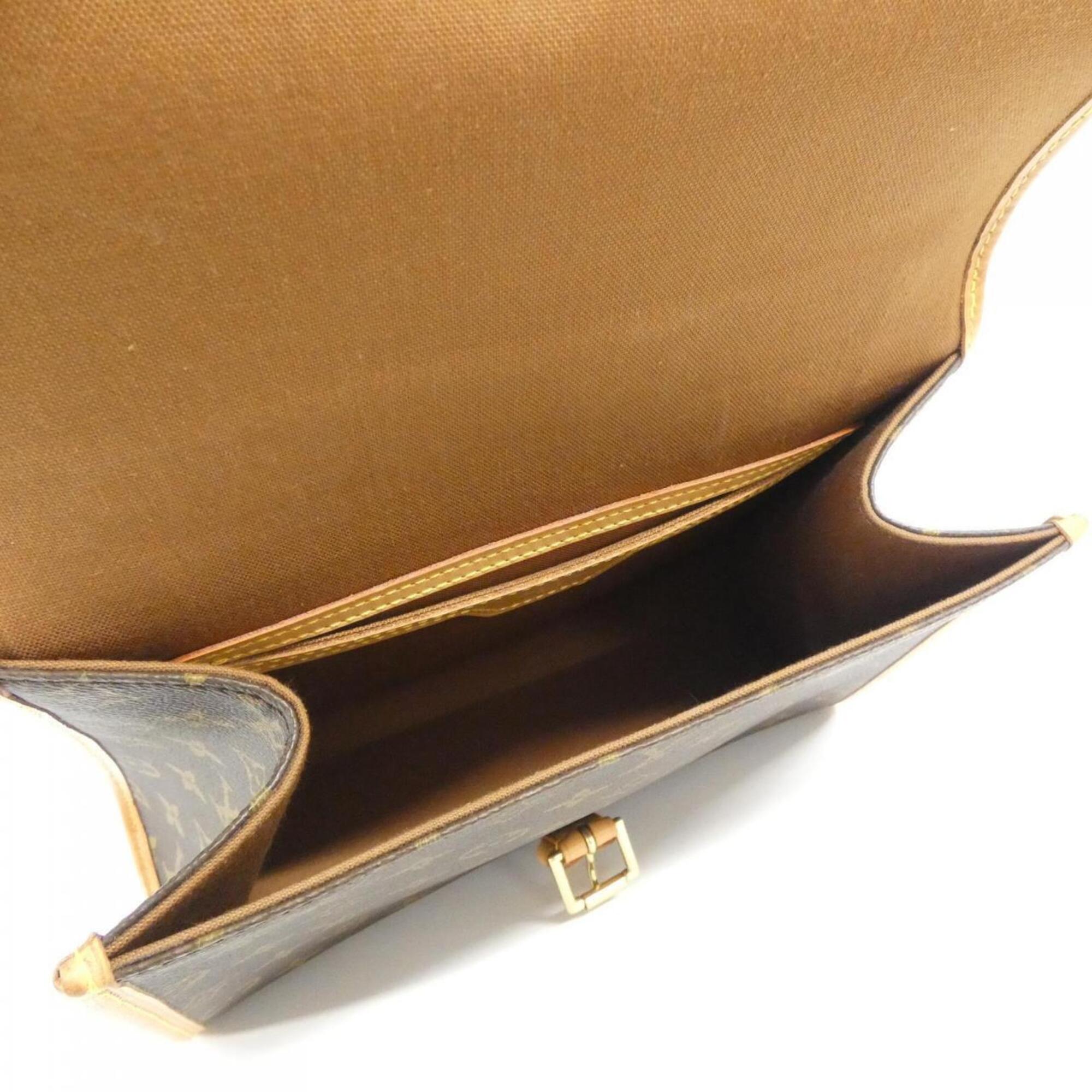 Louis Vuitton Marron Coated Canvas Handbag (Pre-Owned)